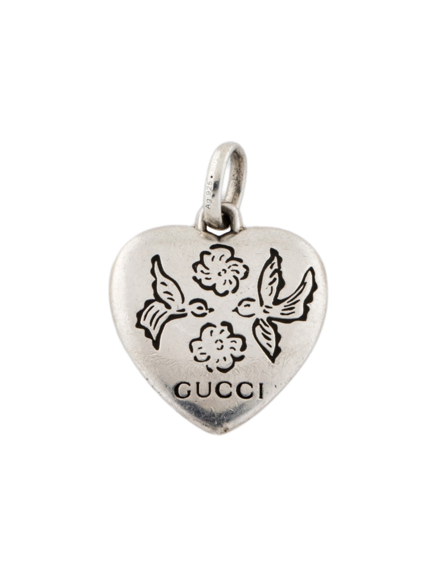 Gucci 'Blind for Love' Heart Pendant