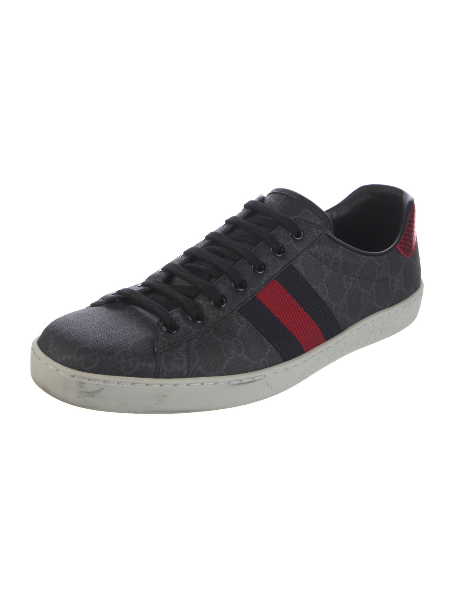 Gucci GG Supreme Grosgrain Trim Sneakers