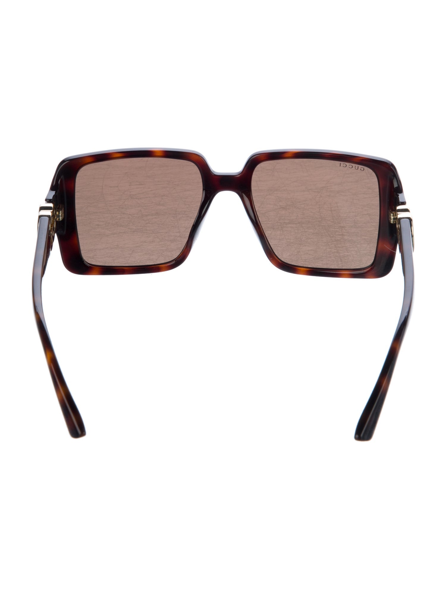 Gucci Web Accent Oversize Sunglasses