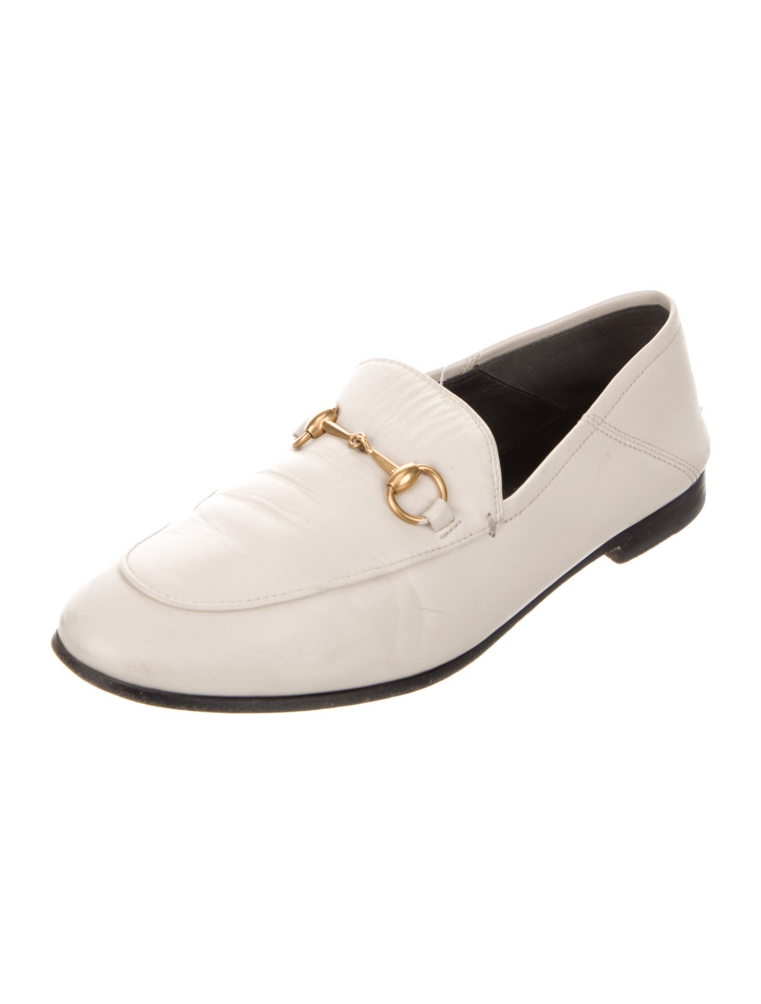 Gucci Horsebit Accent Leather Loafers