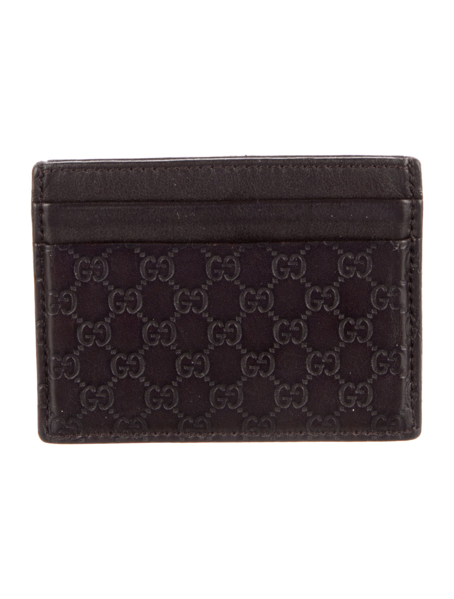 Gucci Microguccissima Pattern Leather Card Holder