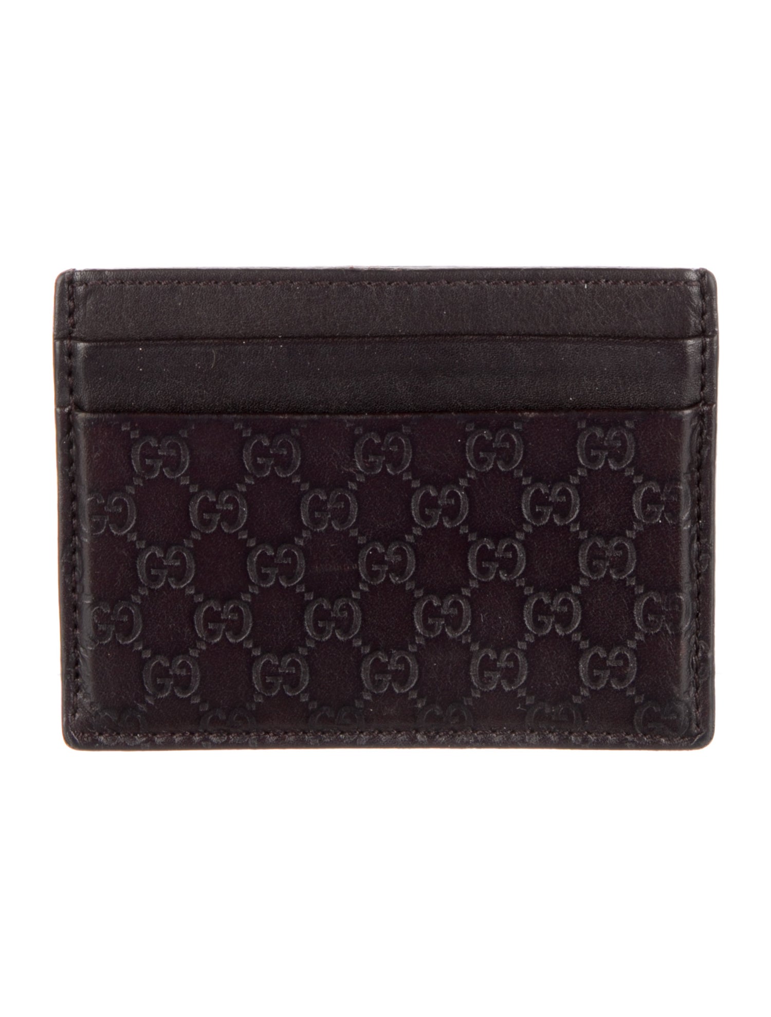 Gucci Microguccissima Pattern Leather Card Holder
