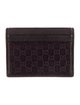 Gucci Microguccissima Pattern Leather Card Holder