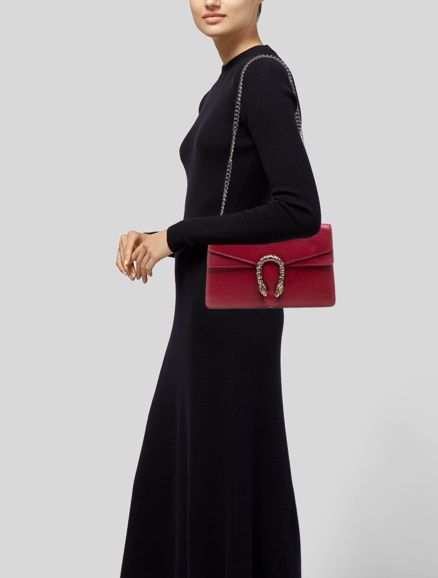 Gucci Leather Top Handle Bag