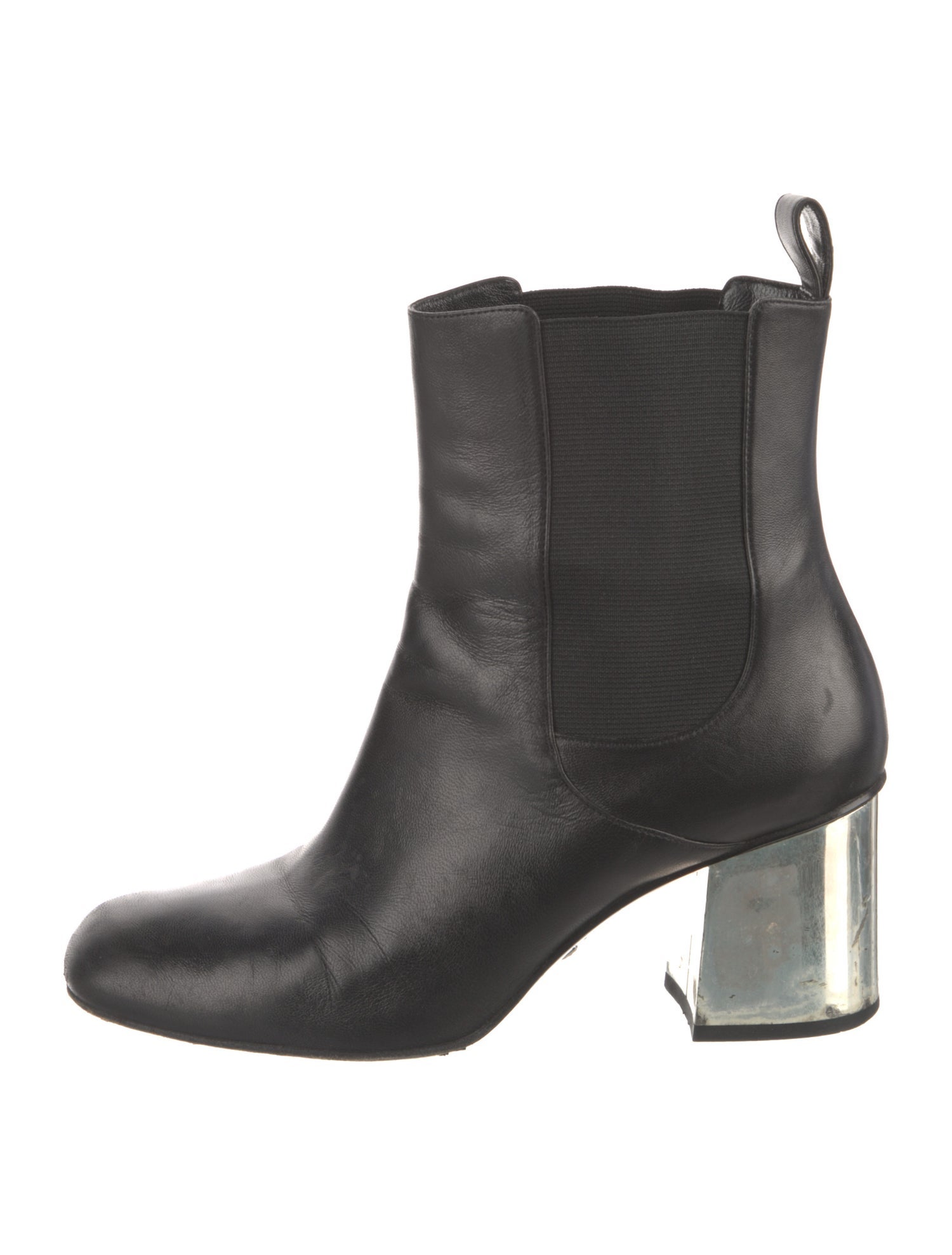 Gucci Interlocking G Logo Leather Chelsea Boots