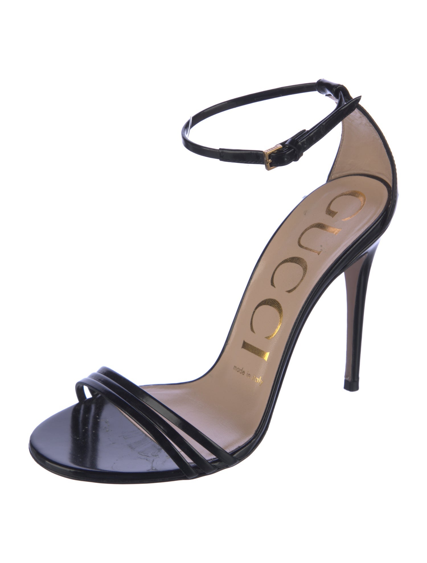 Gucci Patent Leather Sandals