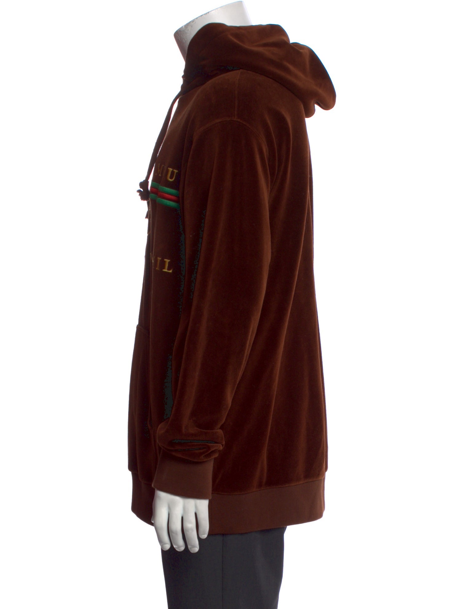 Gucci Web Accent Graphic Print Hoodie