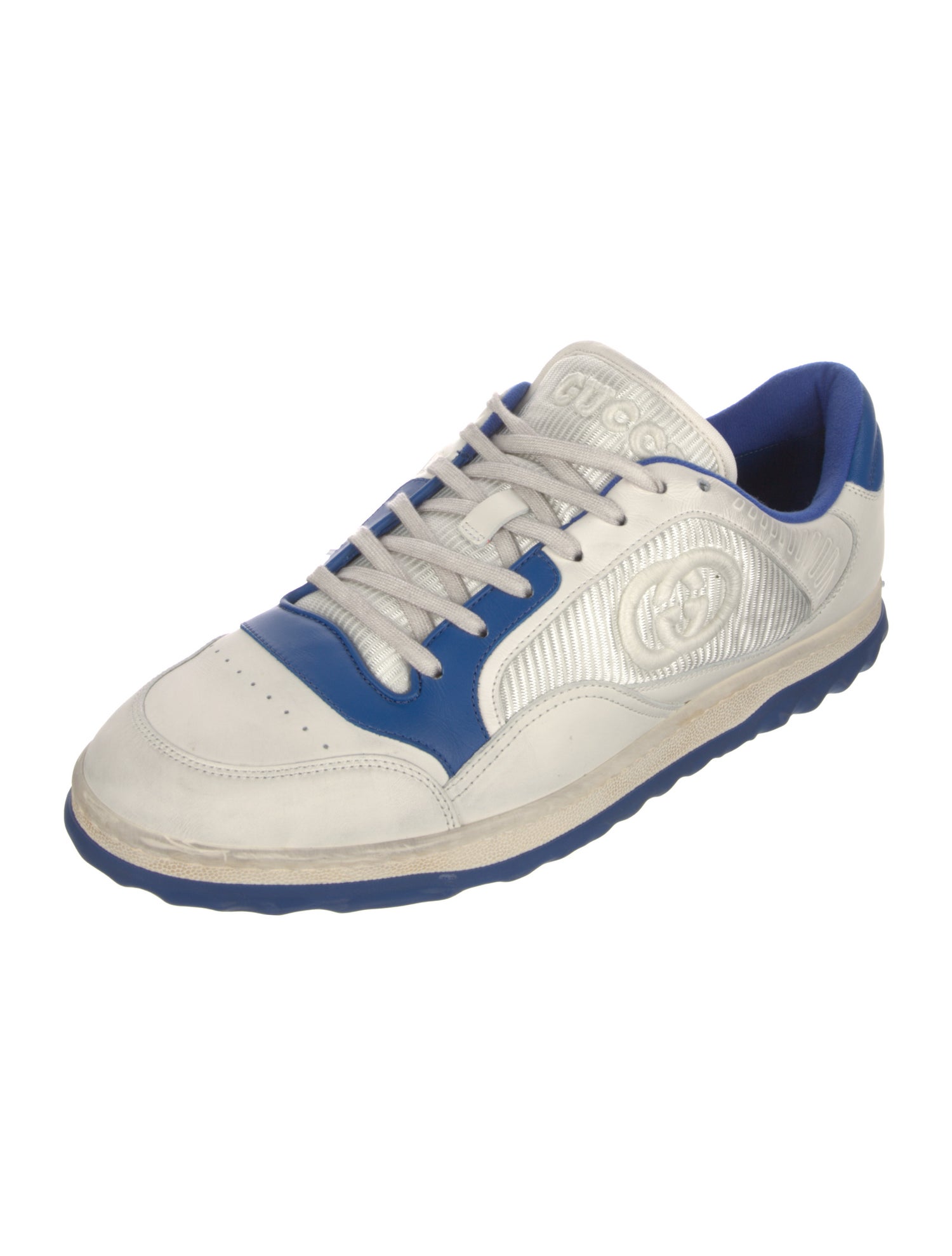 Gucci Interlocking G Logo Leather Sneakers