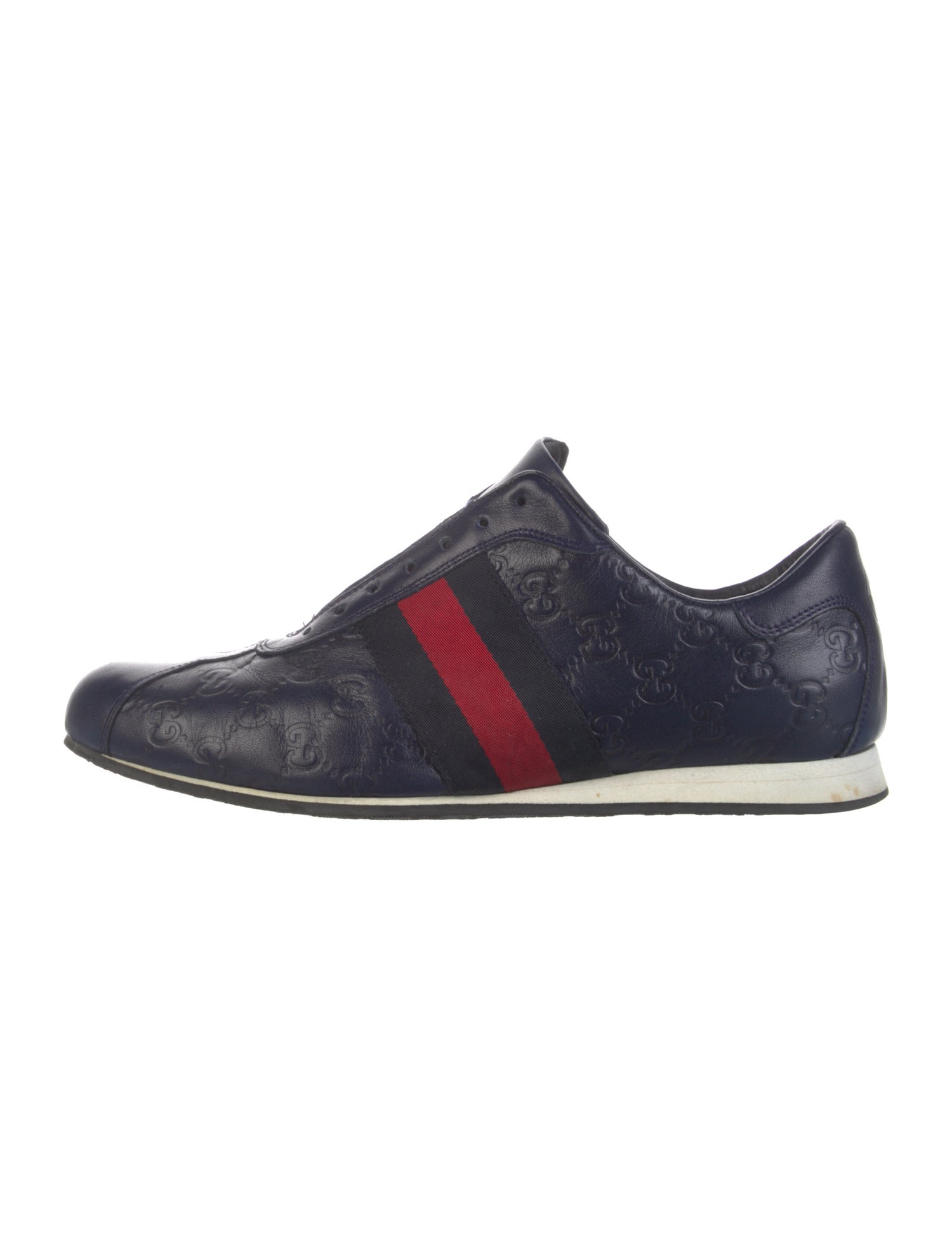 Gucci GG Logo Leather Sneakers