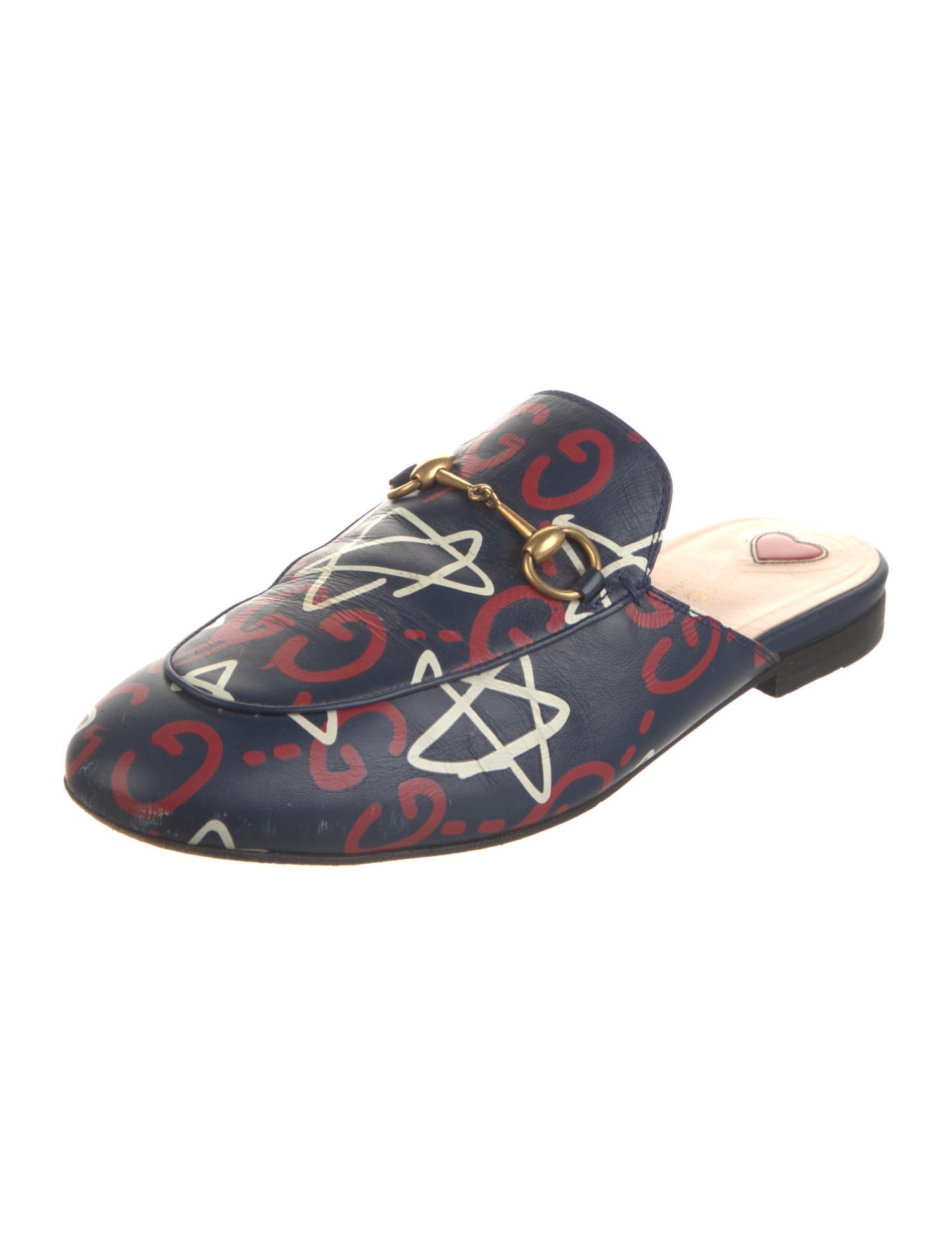 Gucci Horsebit Accent Leather Mules