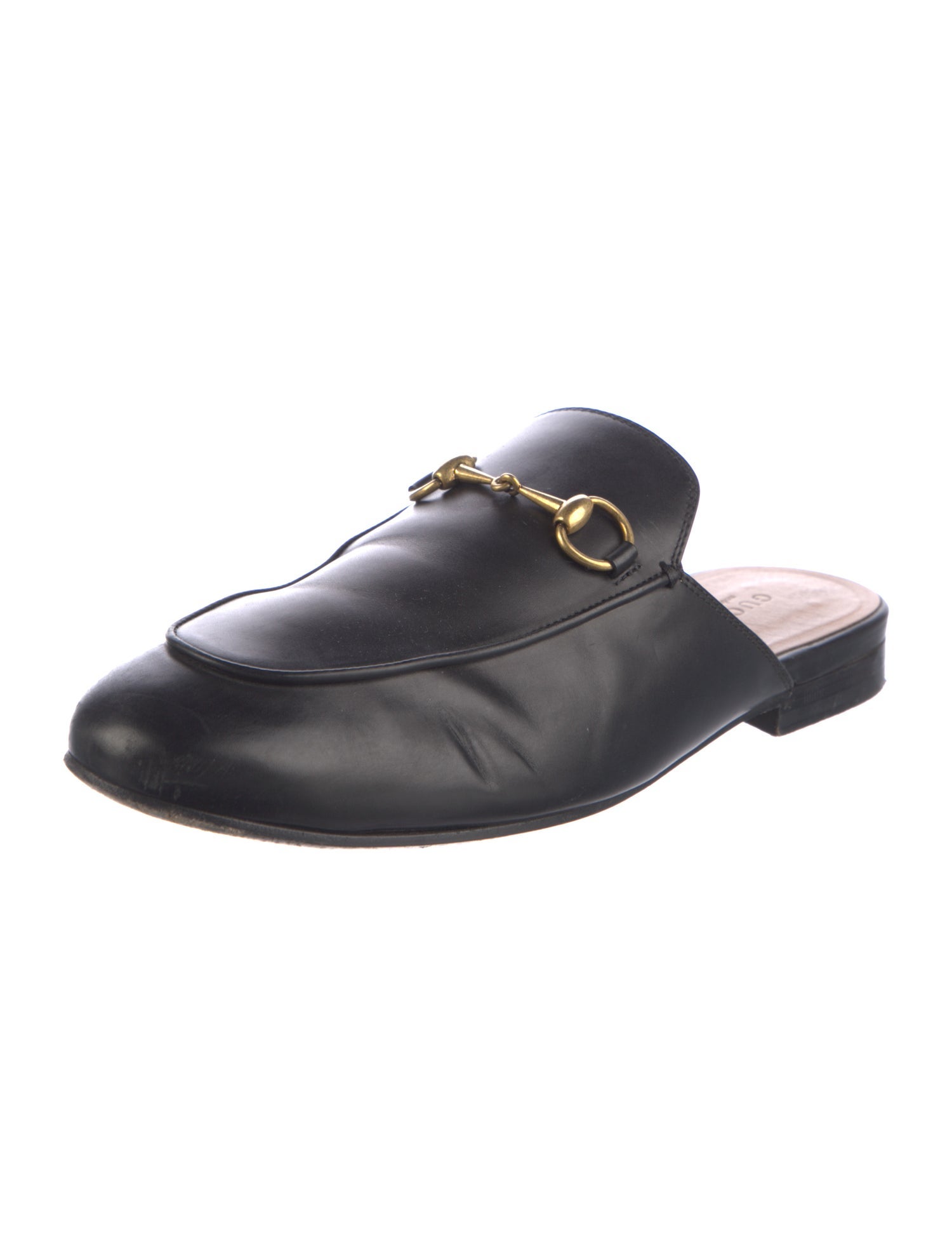 Gucci Horsebit Accent Leather Mules