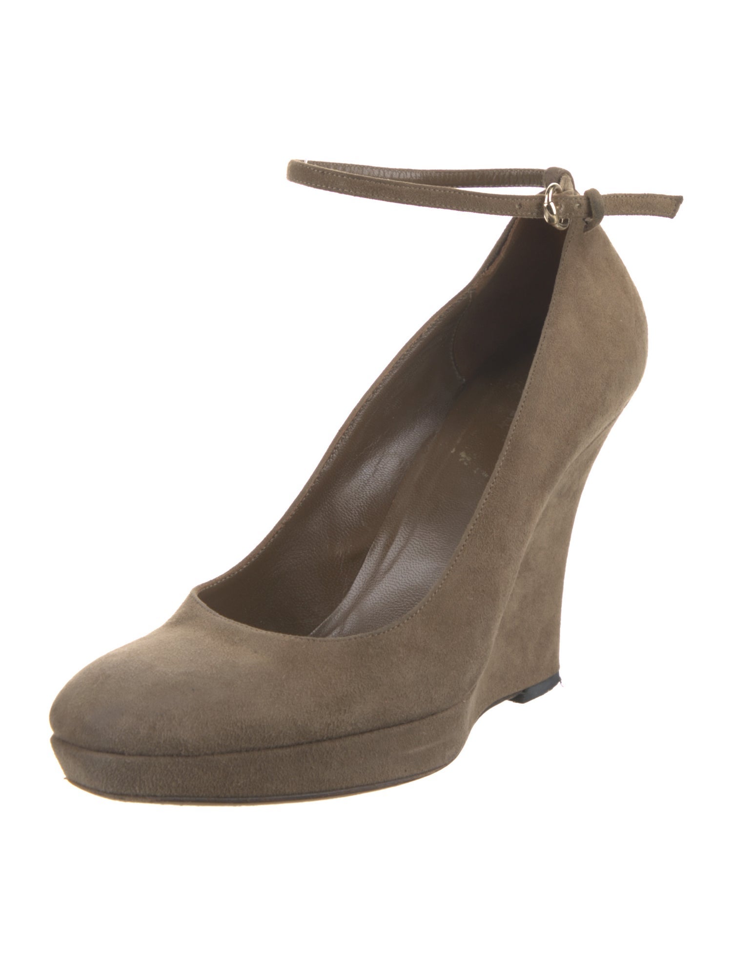 Gucci Interlocking G Logo Suede Pumps