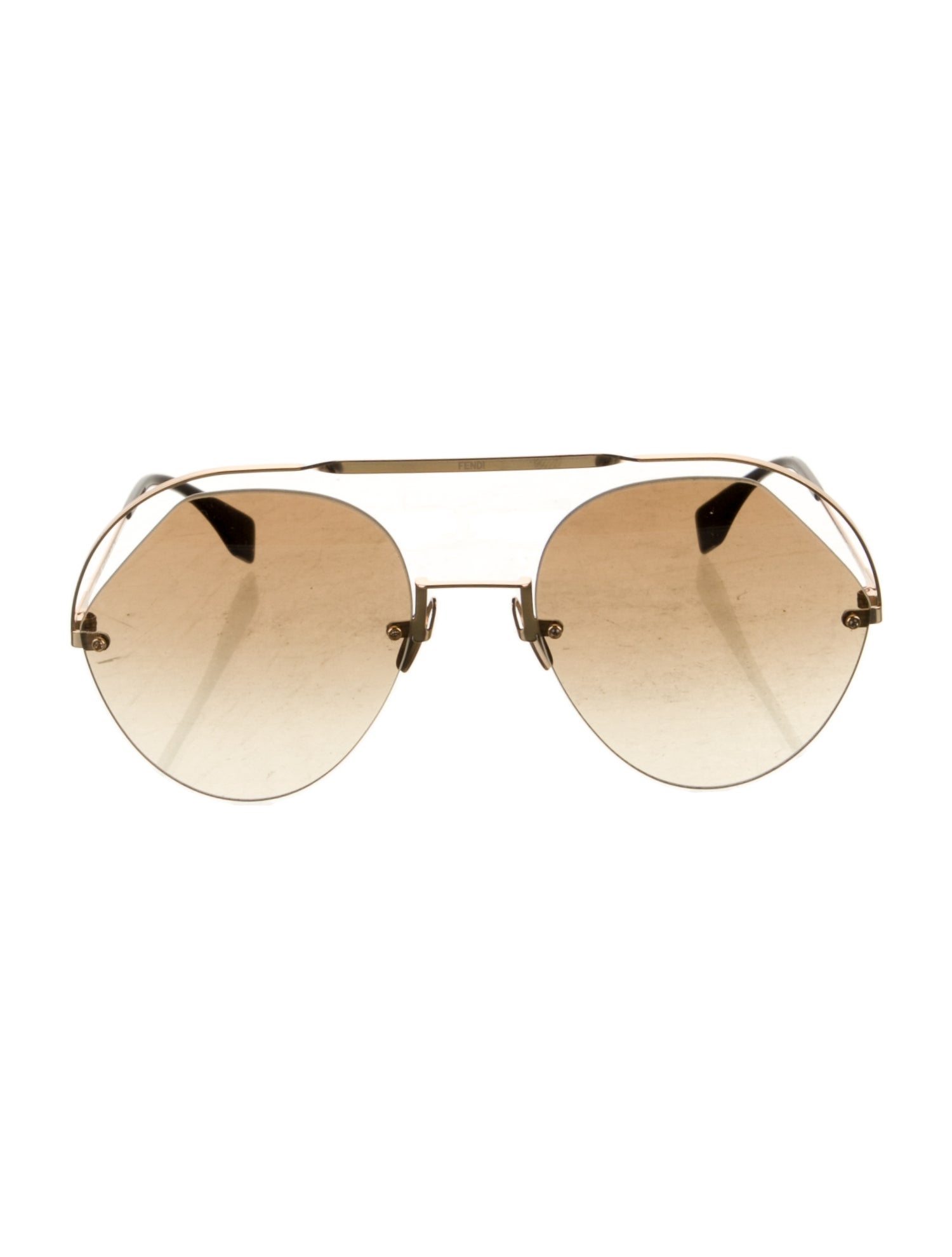 Fendi Aviator Gradient Sunglasses