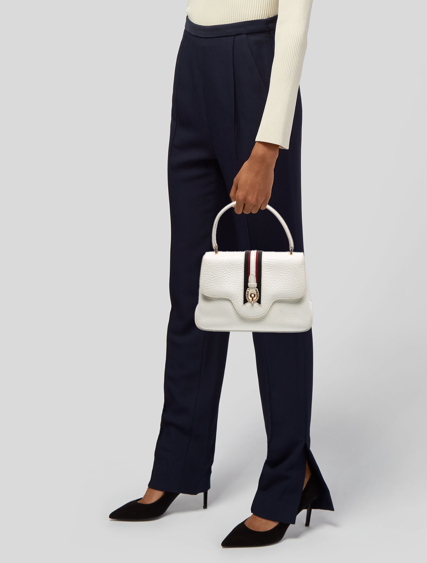 Gucci Sylvie Web Top Handle Bag Vintage