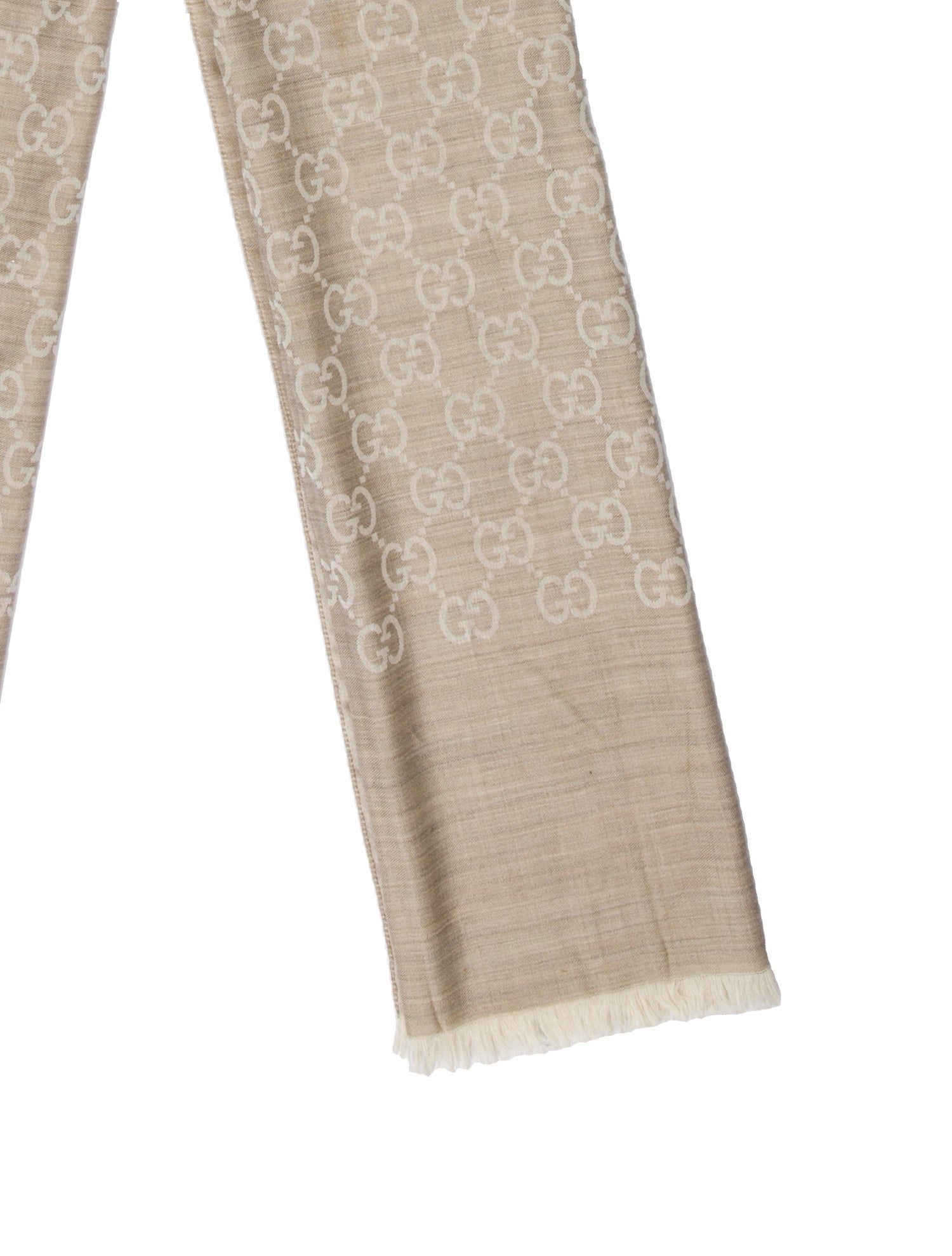 Gucci Wool GG Logo Scarf