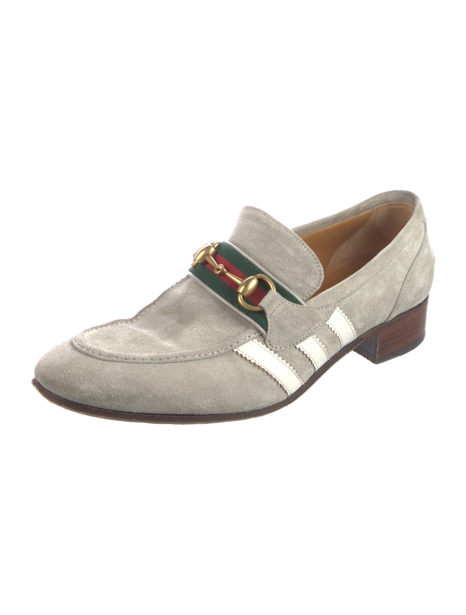 Gucci 2022 Web Accent Loafers