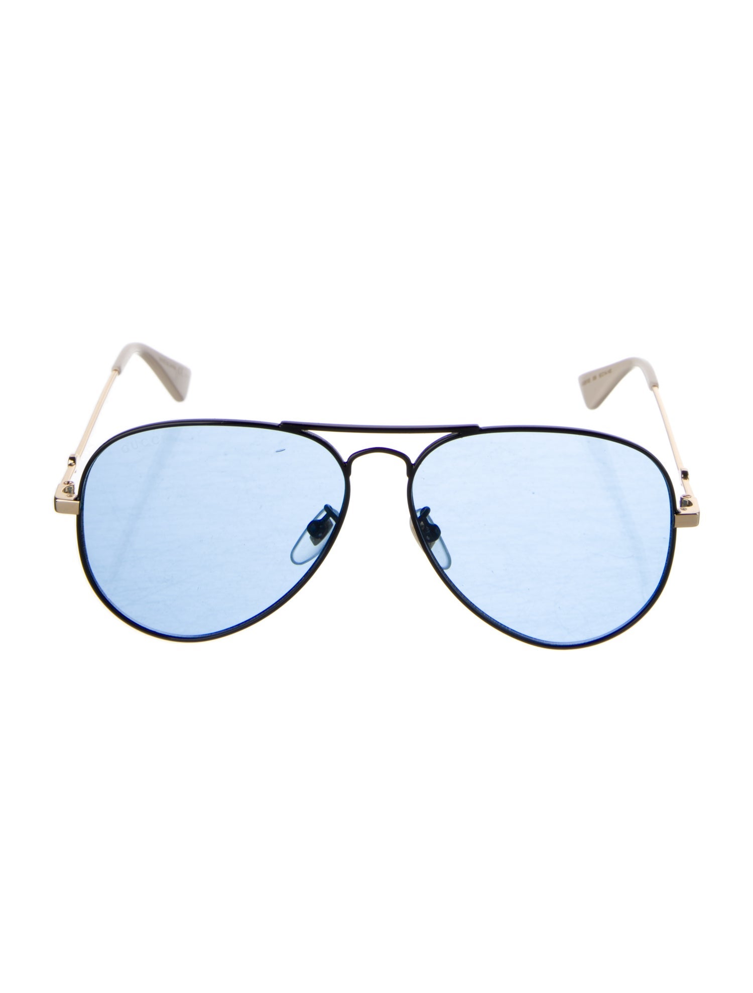 Gucci Interlocking G Logo Aviator Sunglasses
