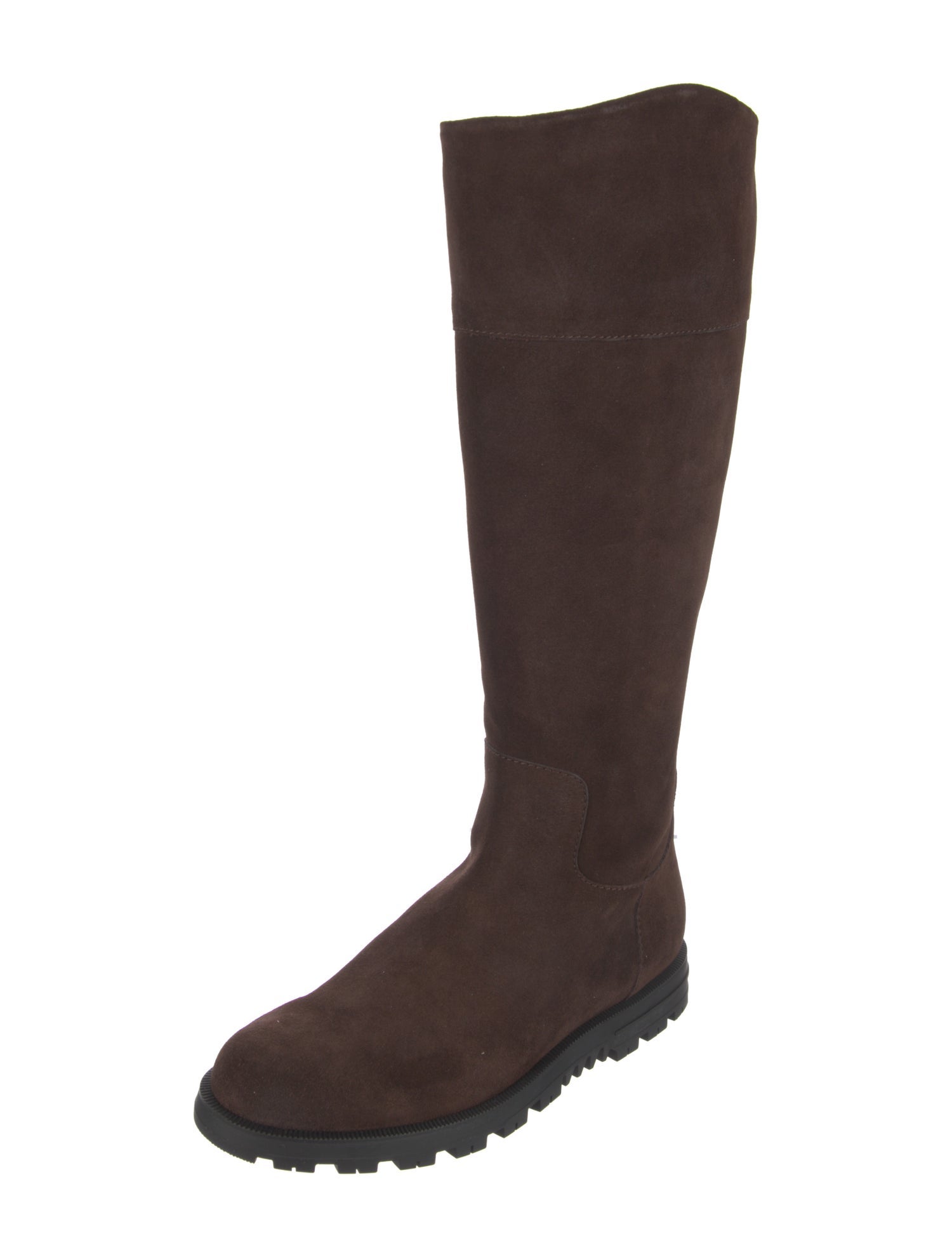 Gucci Web Accent Suede Boots