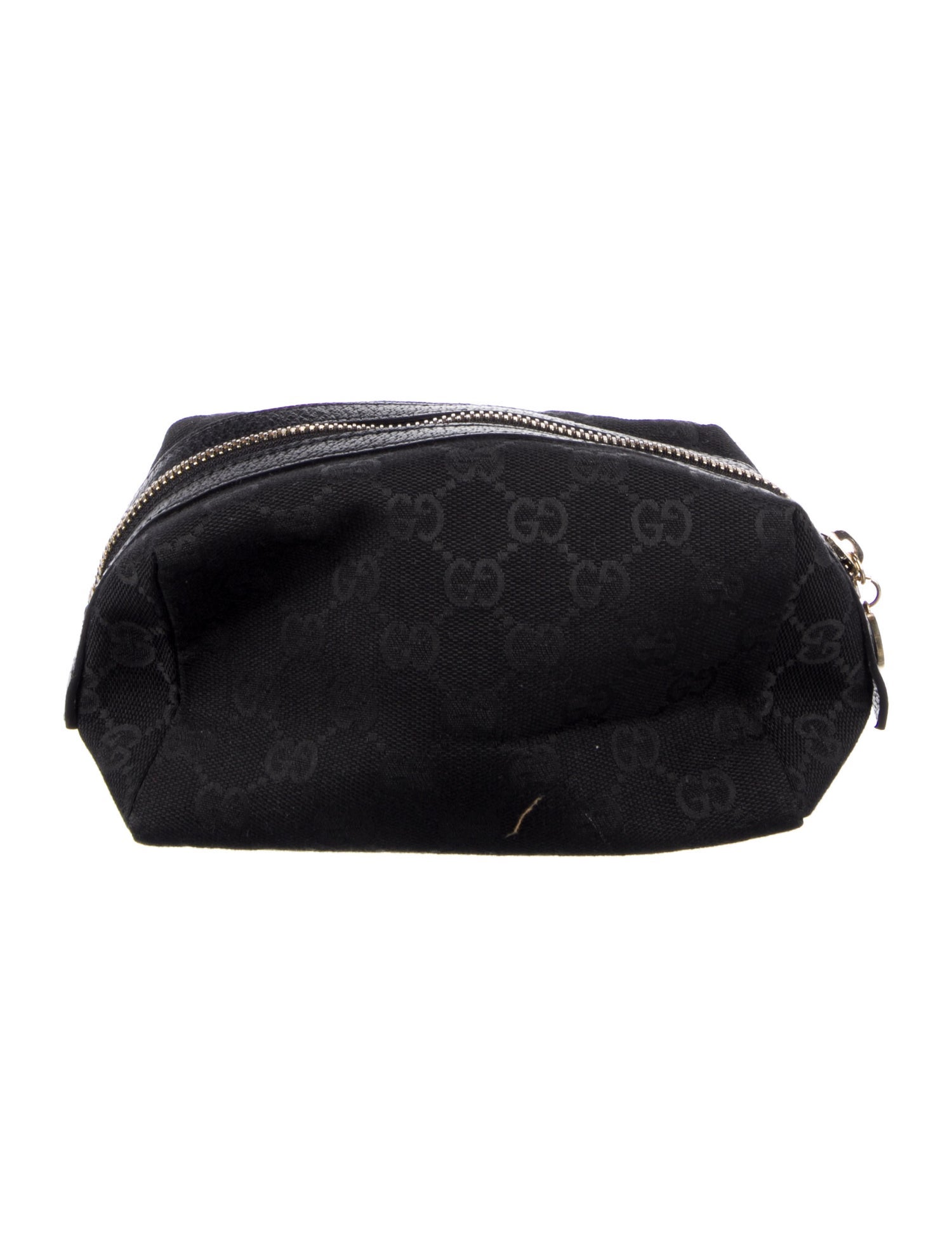 Gucci Canvas GG Logo Cosmetic Bag