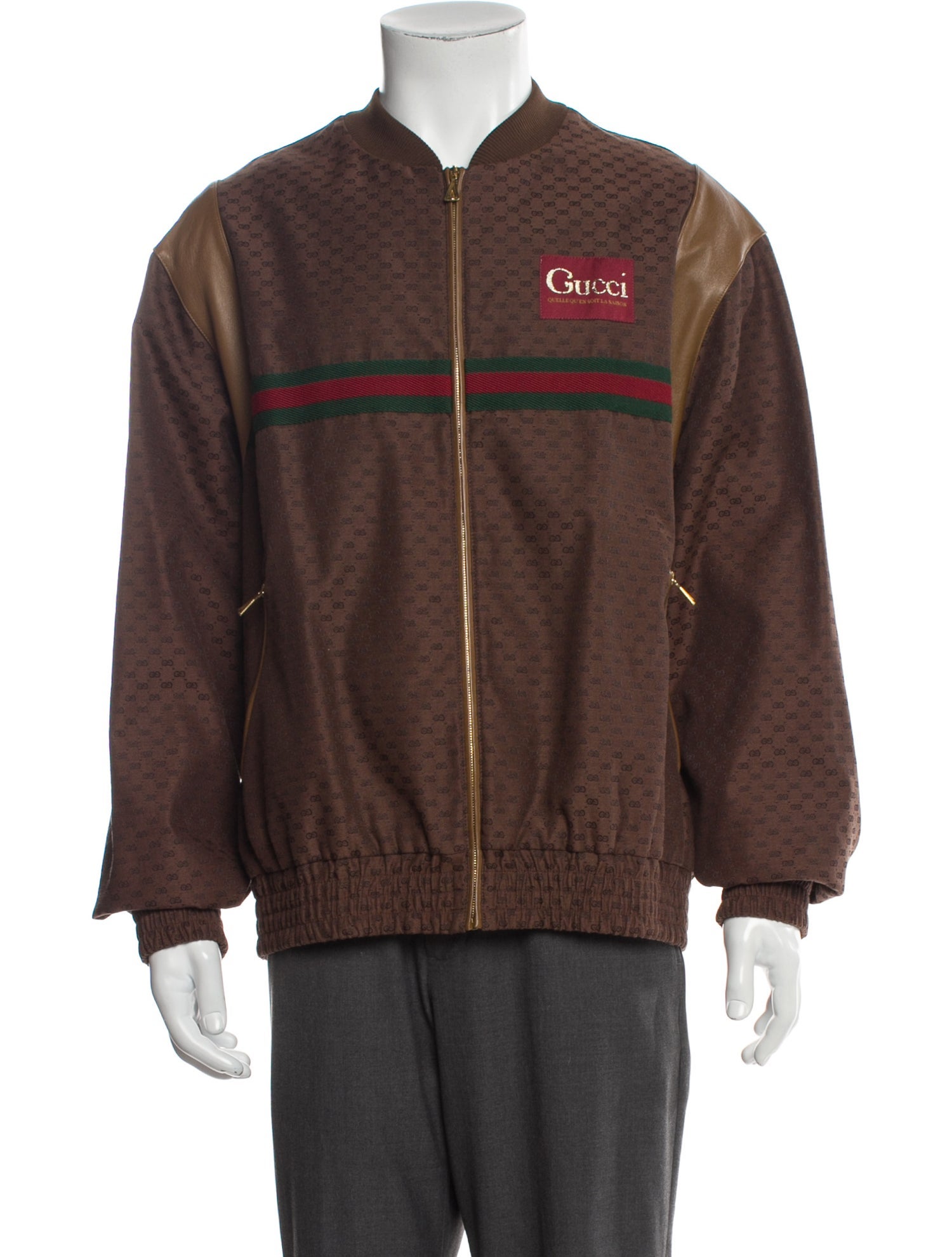 Gucci 2020 Web Accent Bomber Jacket