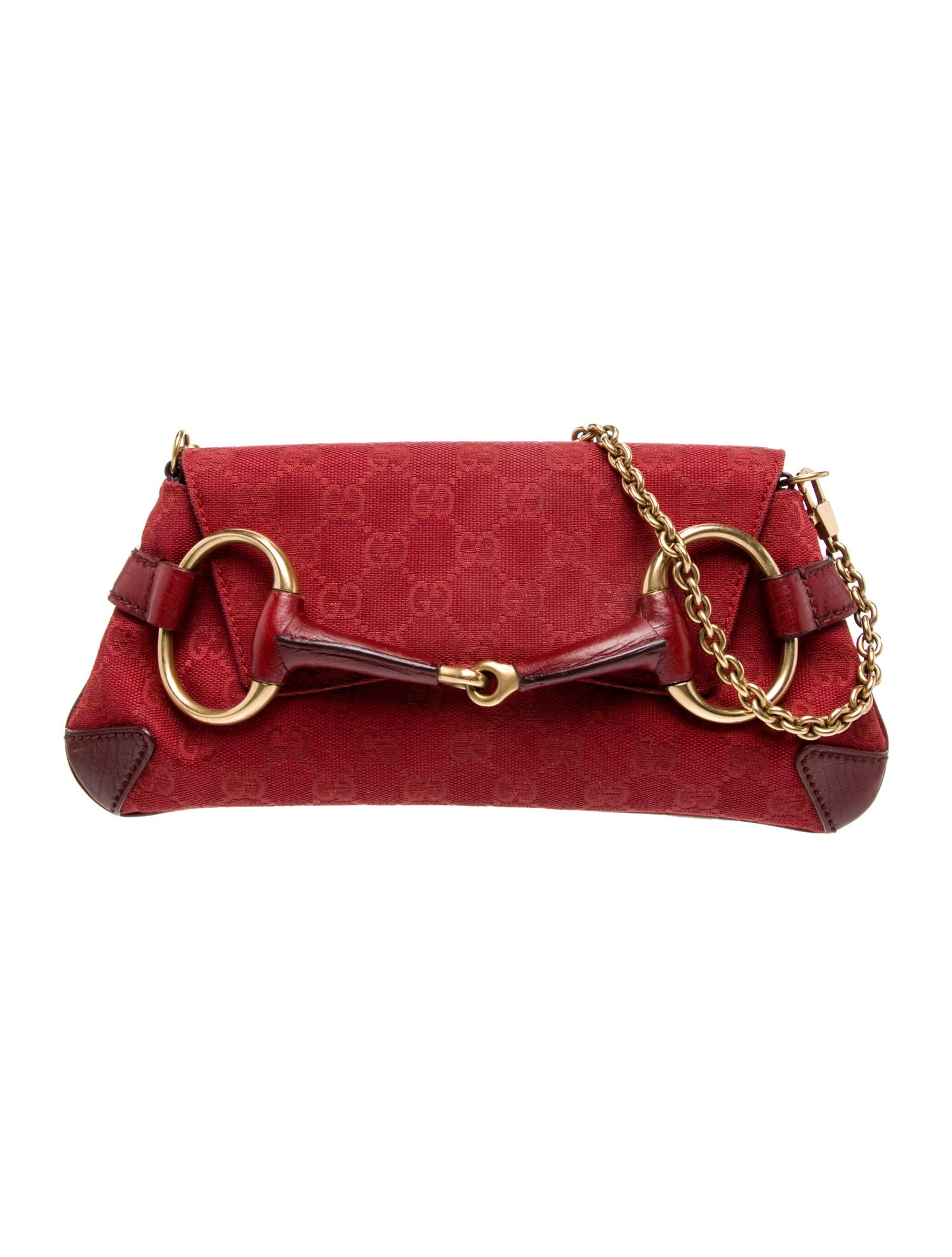 Gucci GG Canvas Horsebit Chain