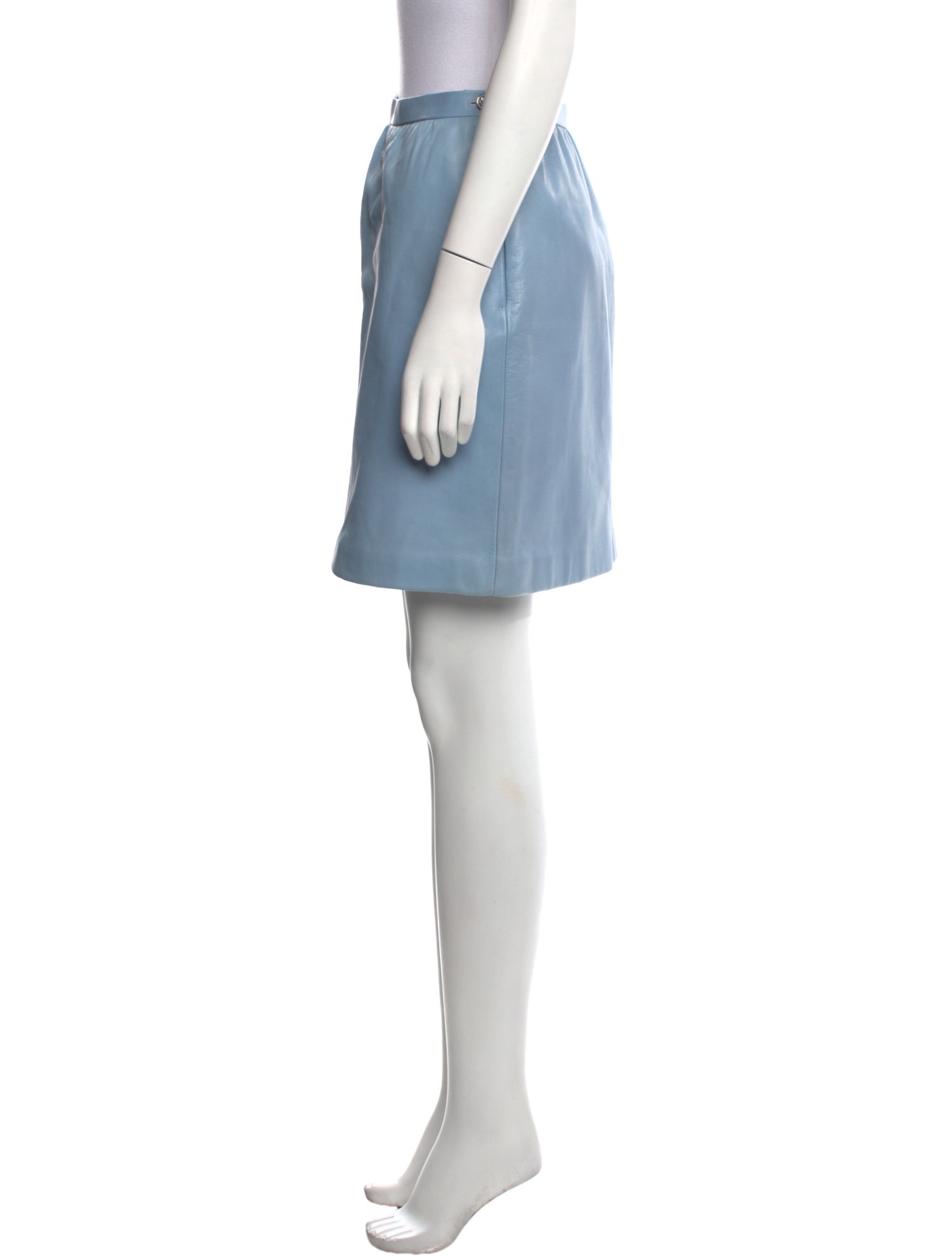 Gucci Leather Mini Skirt