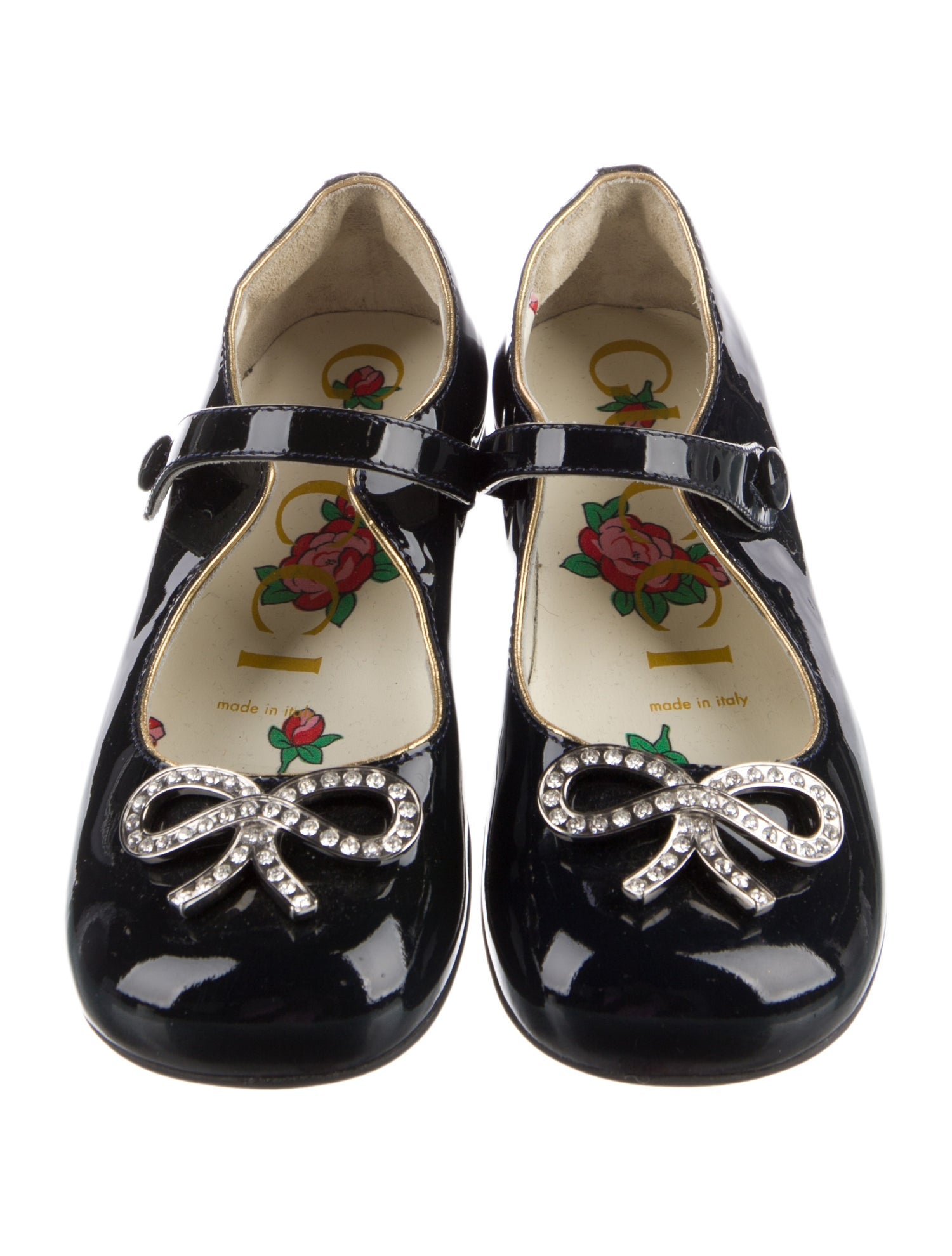 Gucci Gucci Girls' Patent Leather Flats