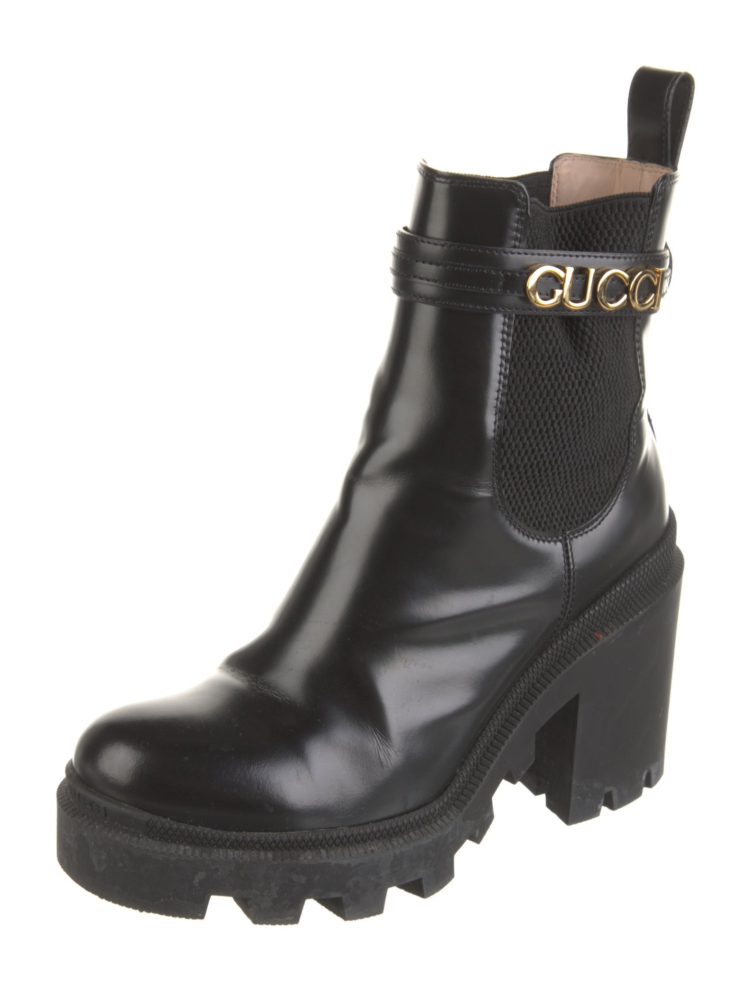 Gucci Leather Rain Boots