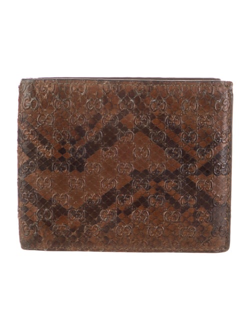 Gucci Bifold Microguccissima Pattern Wallet