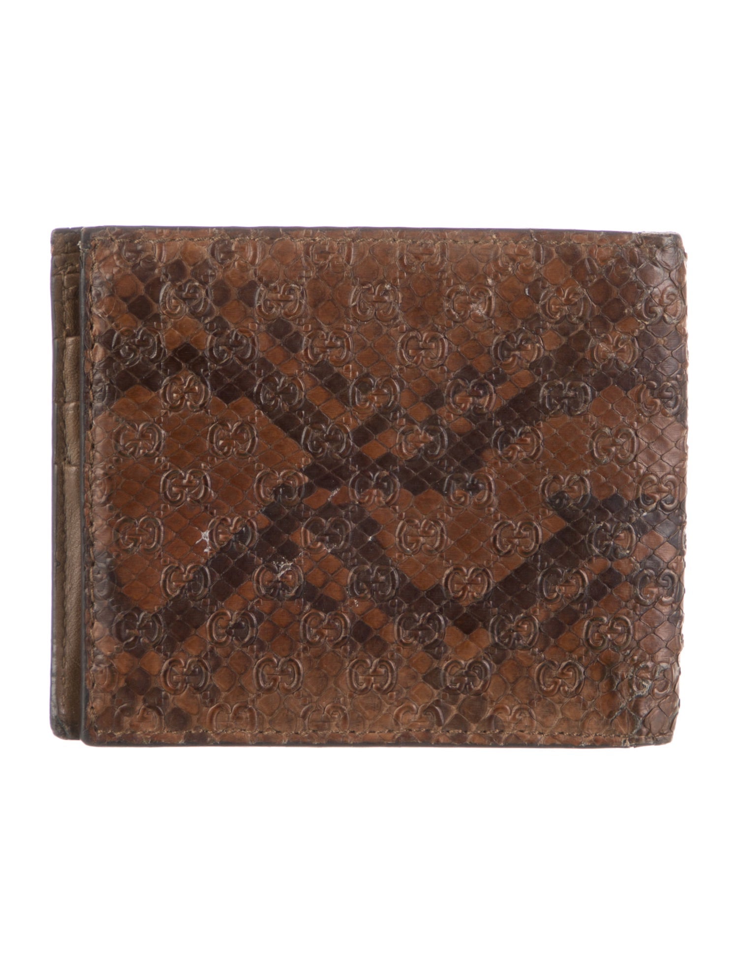 Gucci Bifold Microguccissima Pattern Wallet