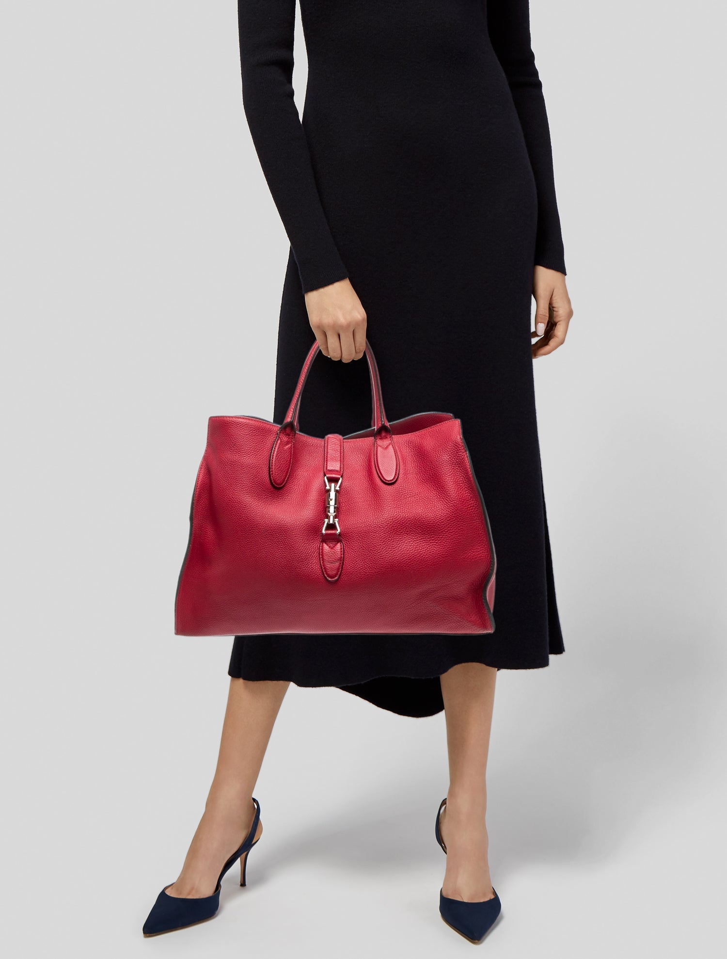 Gucci Piston Lock Soft Jackie Medium