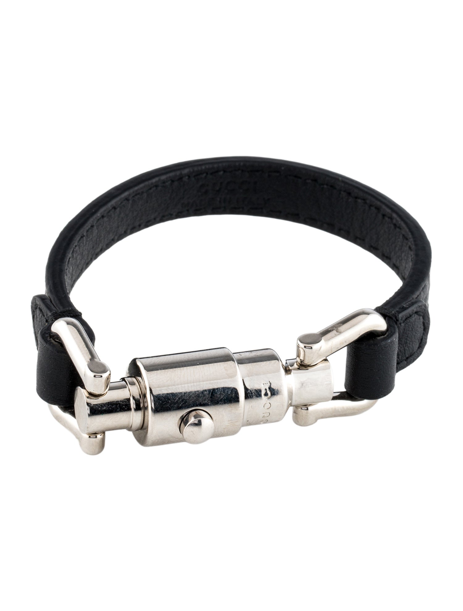 Gucci Leather Wrap Bracelet