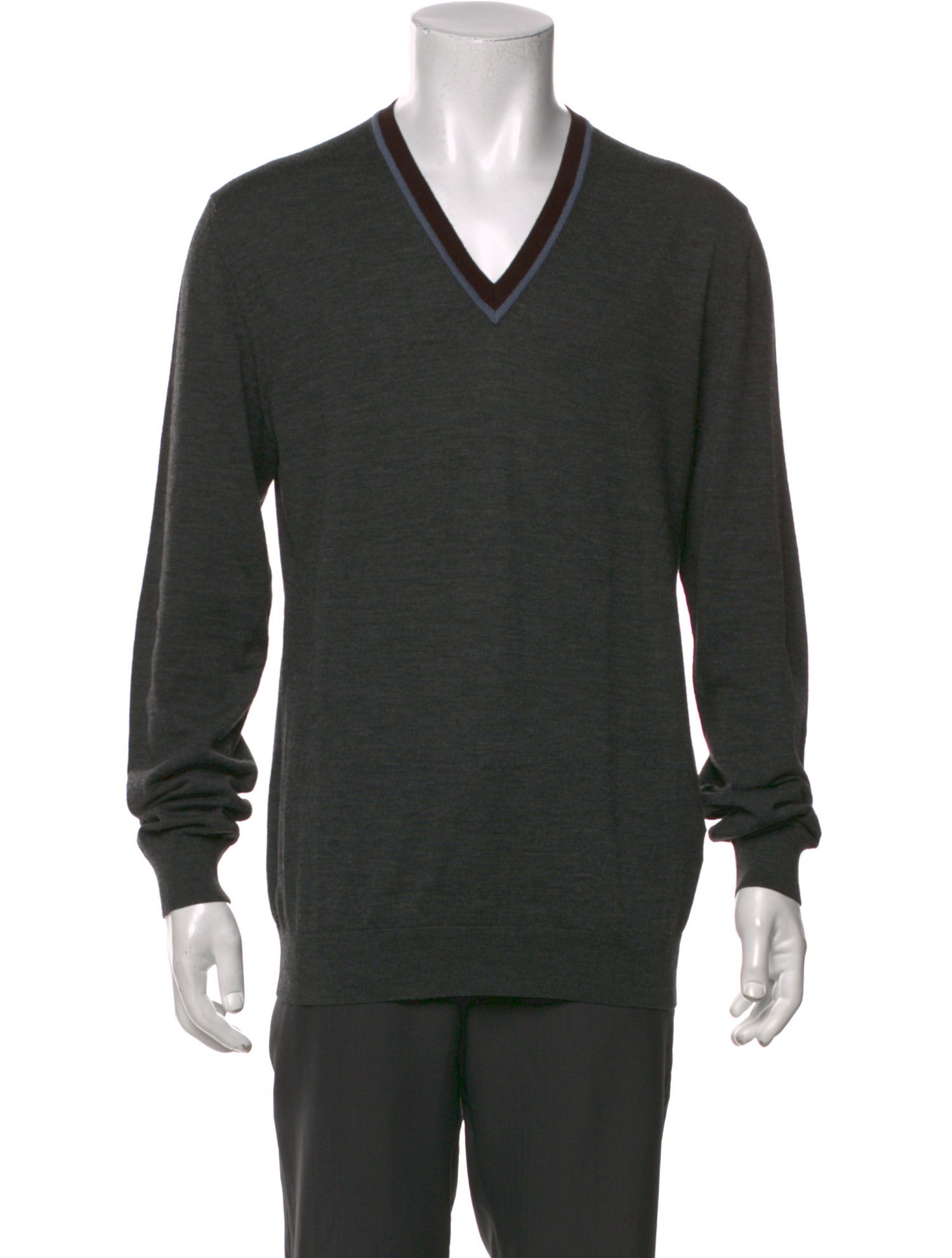 Gucci Web Accent Wool Pullover