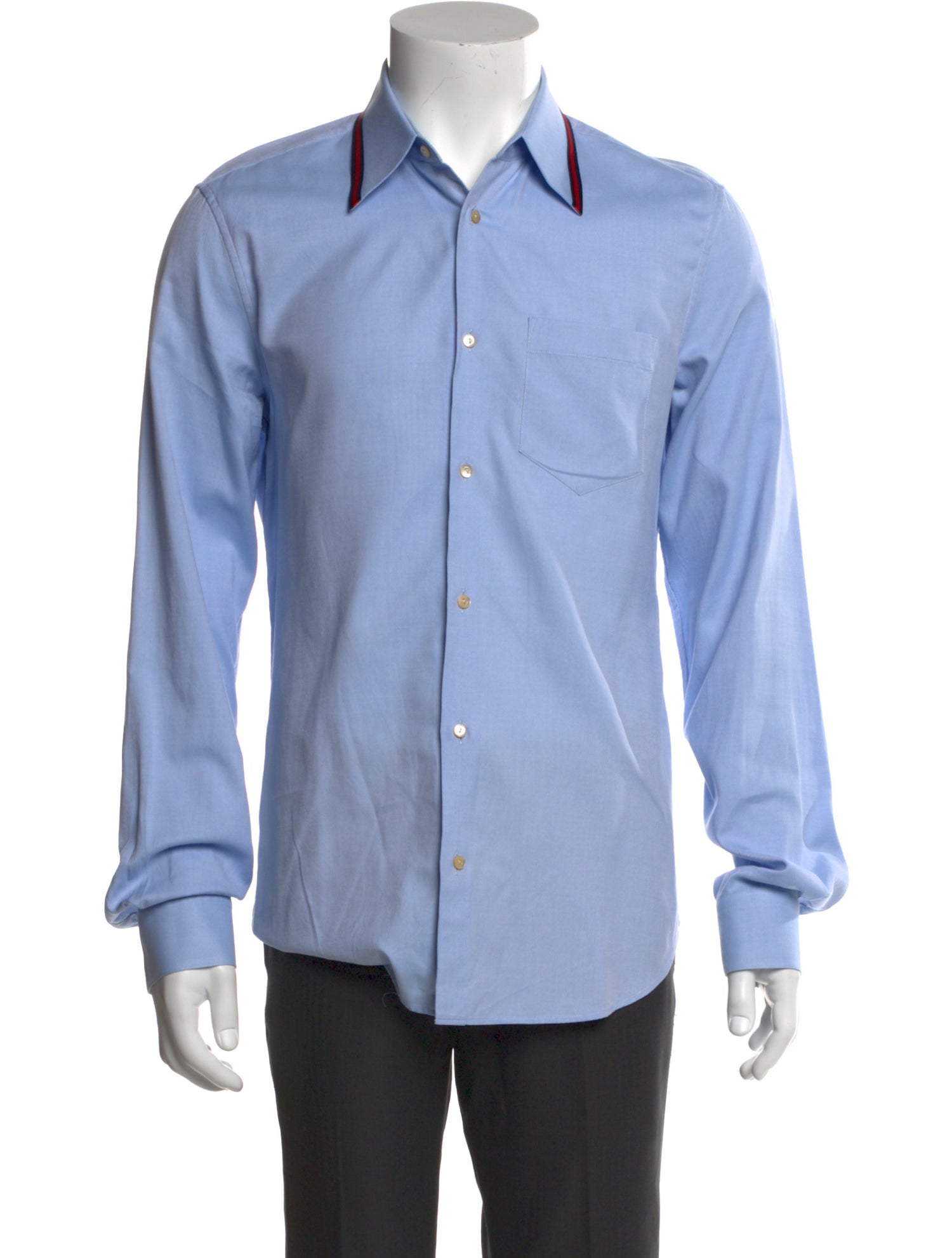 Gucci 2025 Web Accent Dress Shirt