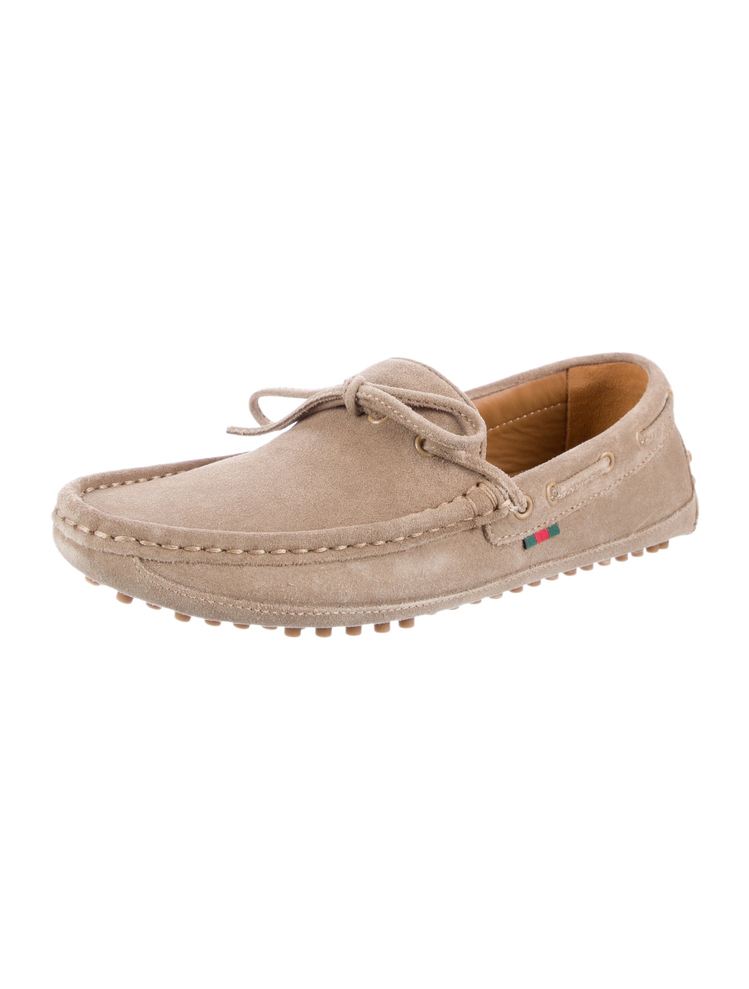 Gucci Kids' Suede Boat Shoes w/Tags