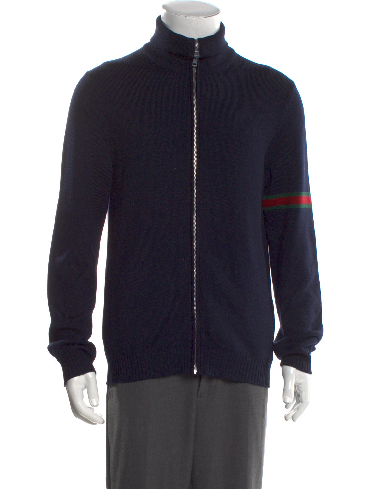 Gucci 2000's Web Accent Cardigan