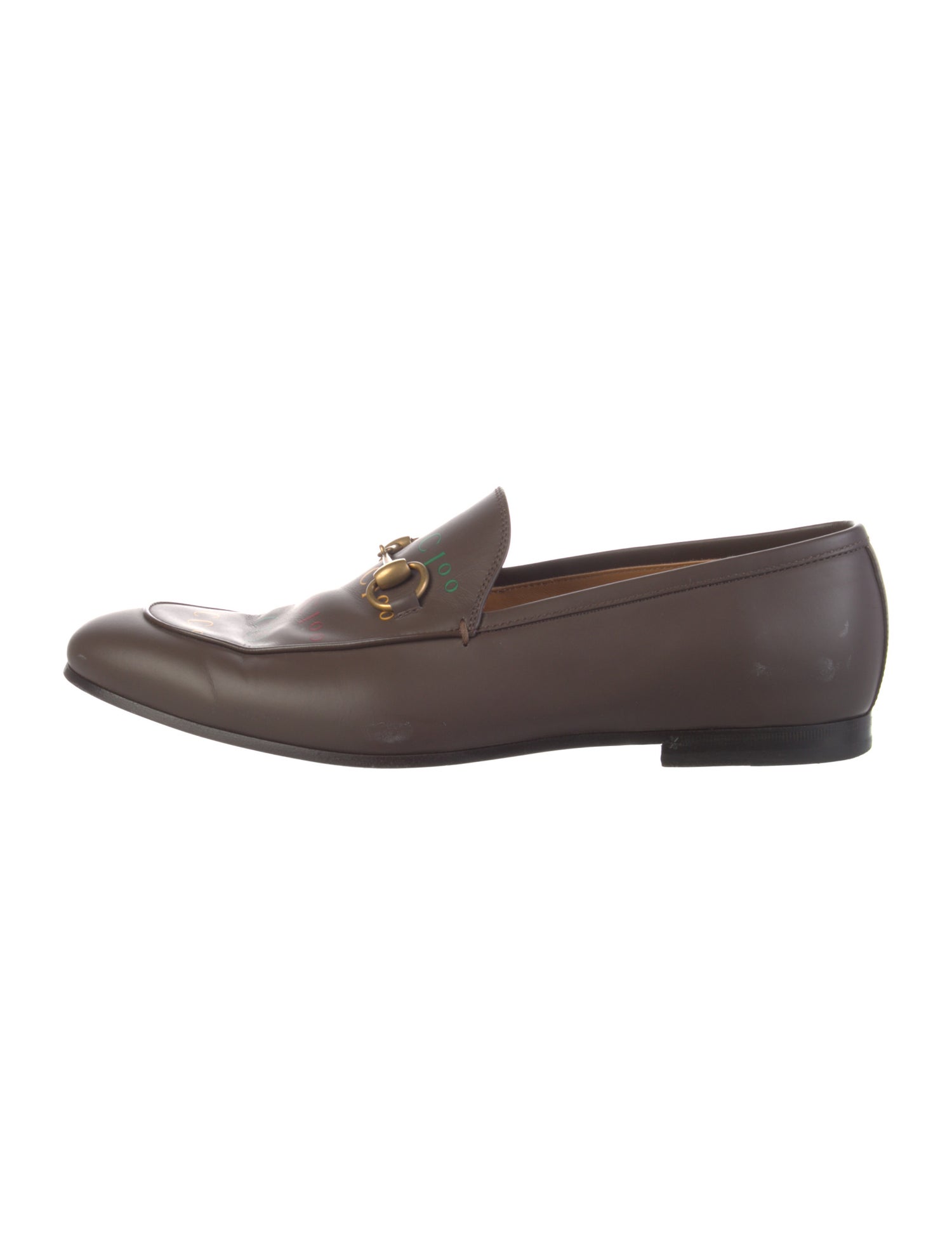 Gucci Horsebit Accent Leather Dress Loafers
