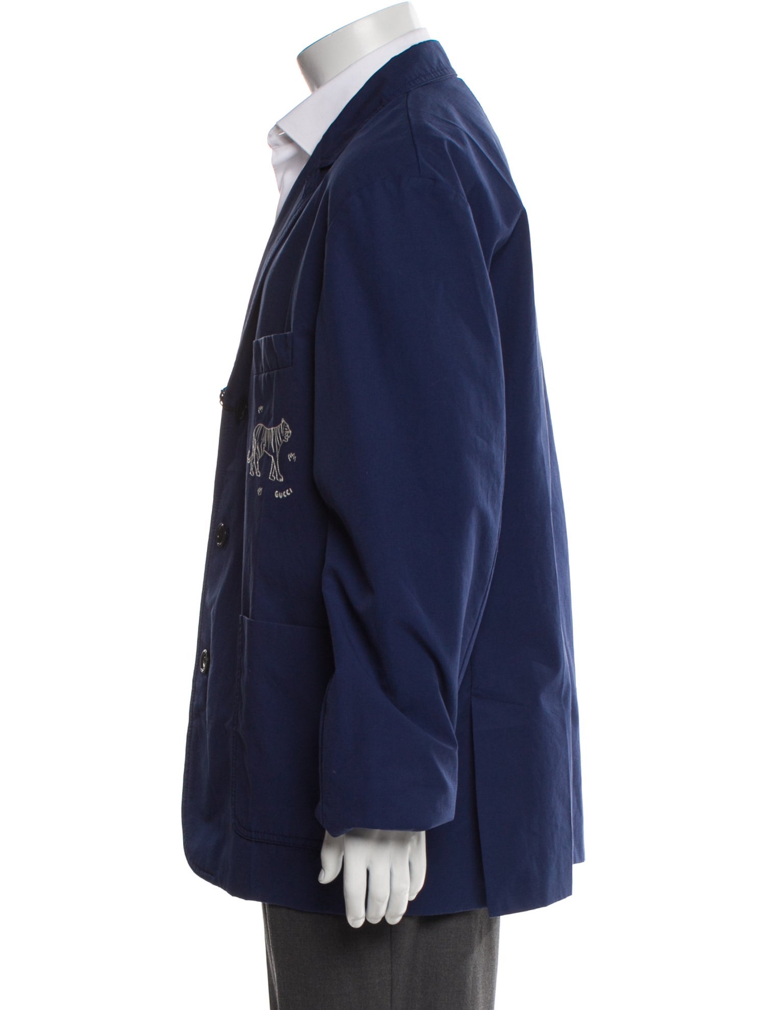 Gucci 2023 Embroidered Accent Sport Coat w/ Tags