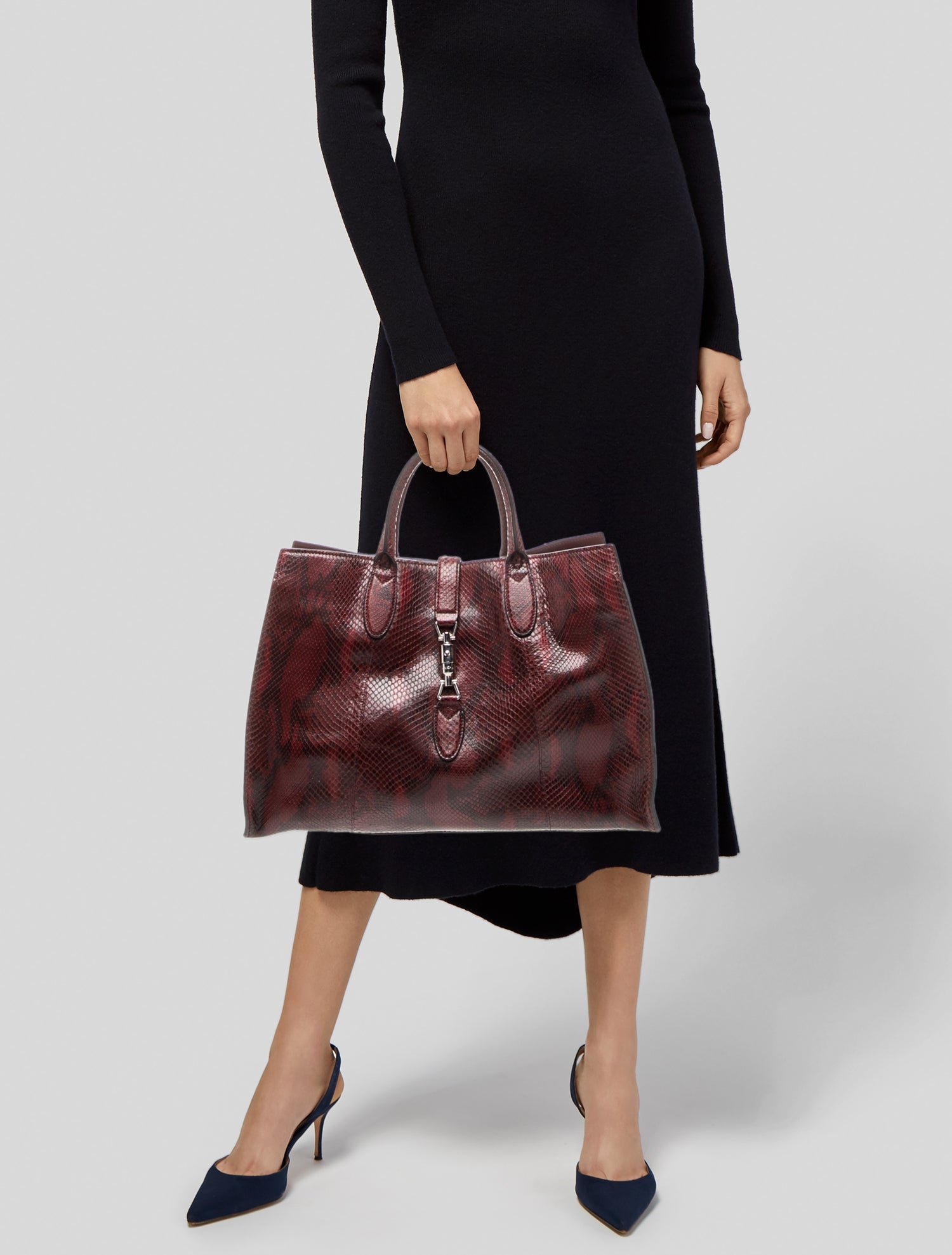 Gucci Piston Lock Soft Jackie Medium