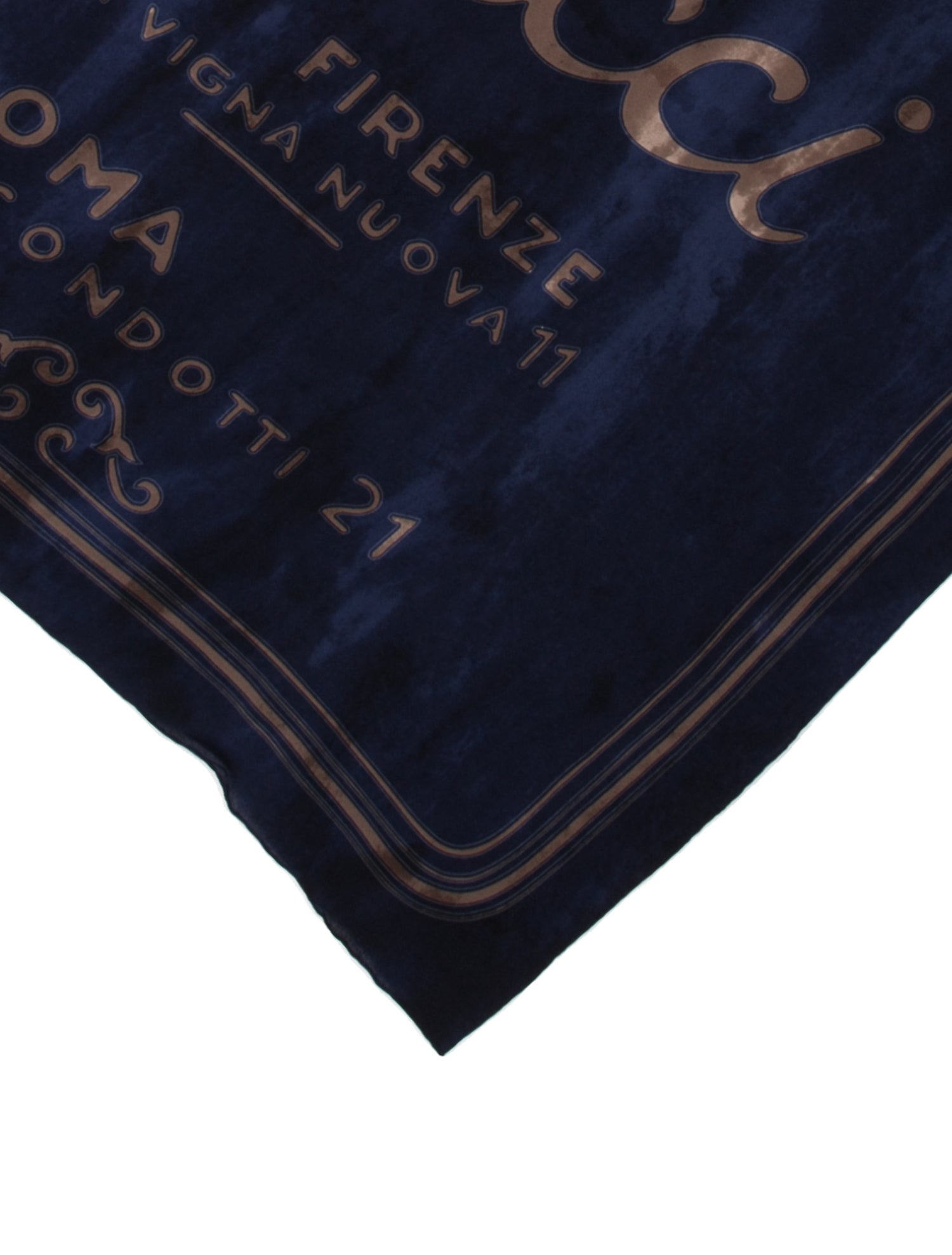 Gucci Silk Printed Scarf w/ Tags