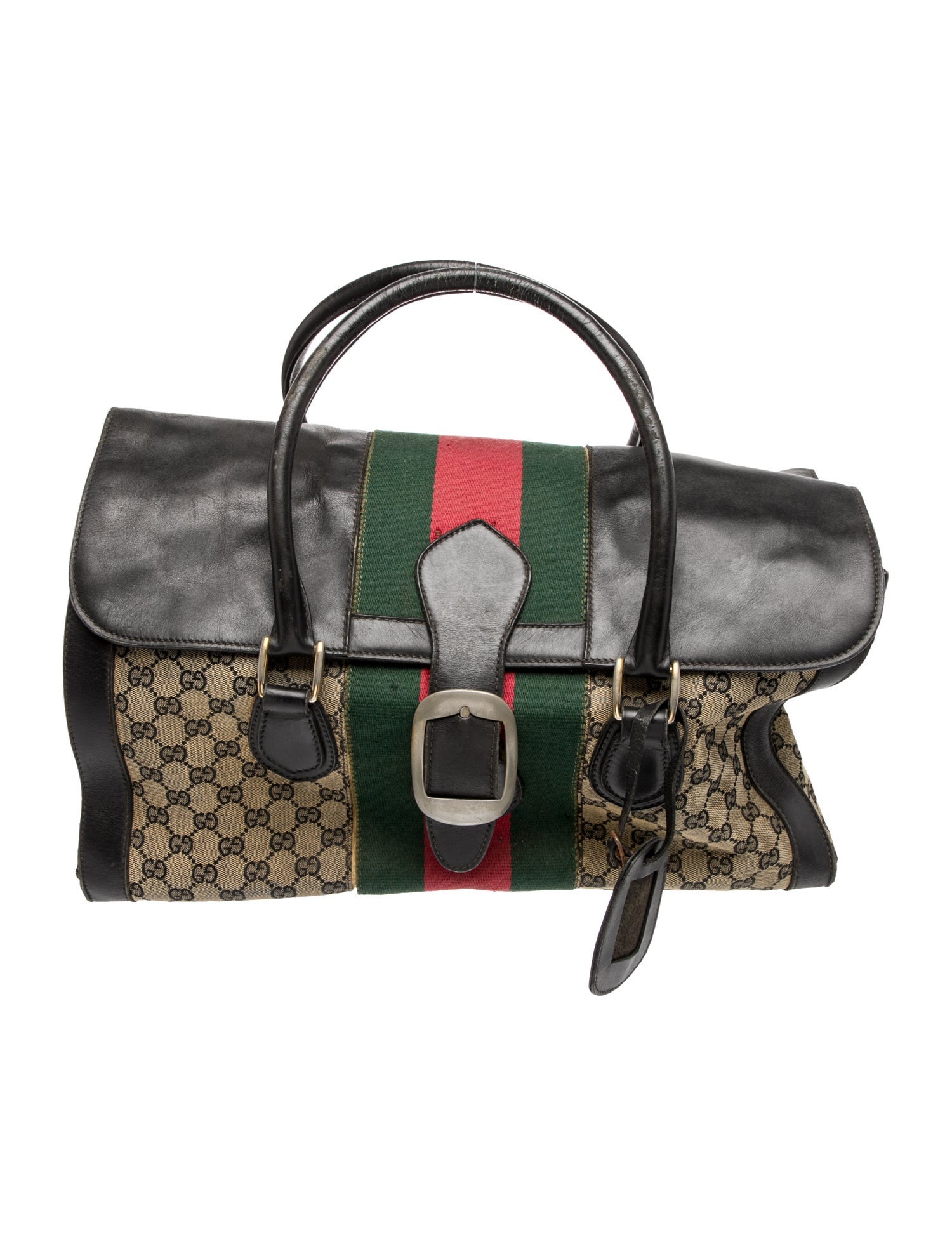 Gucci GG Canvas Shoulder Bag Vintage