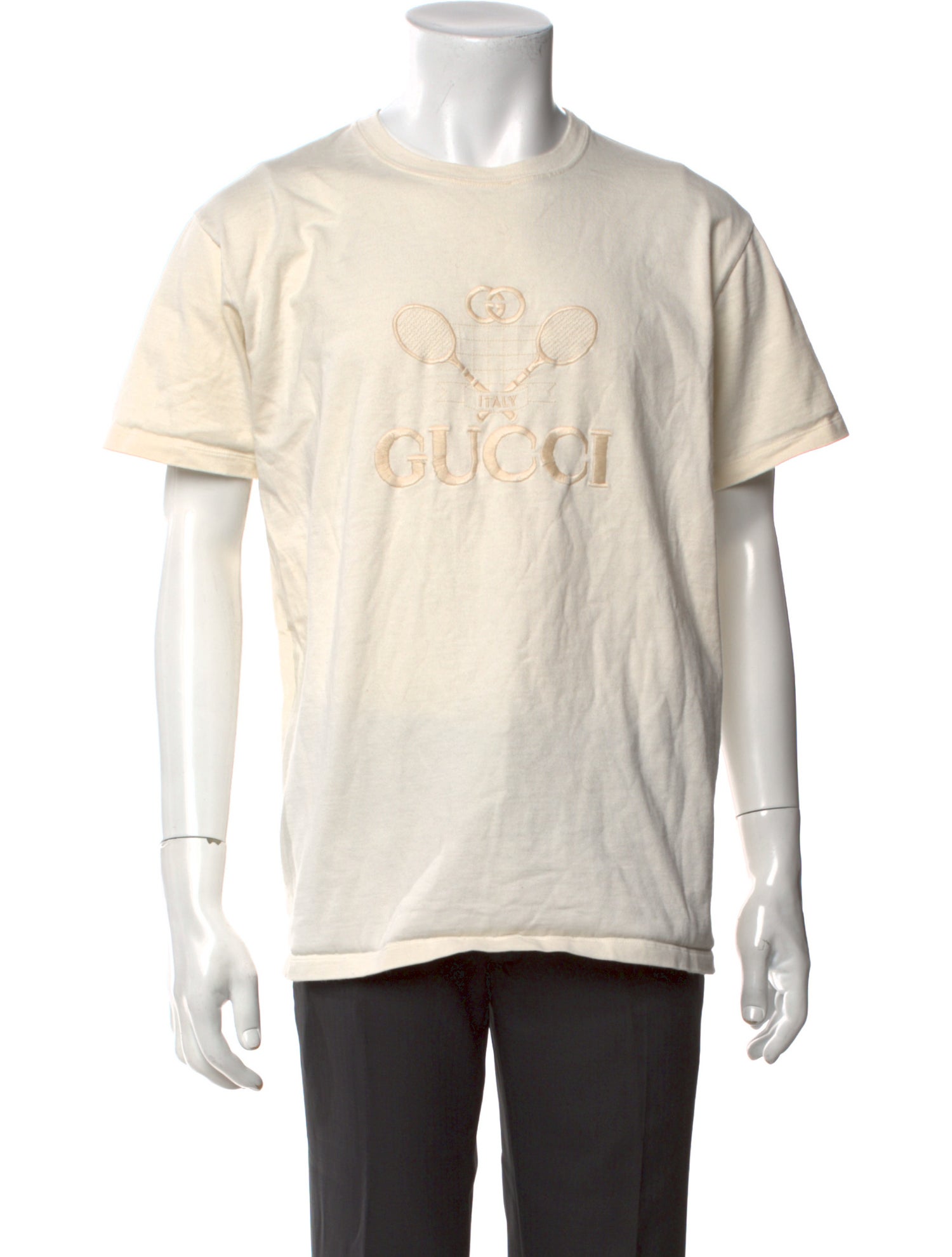Gucci Graphic Print Crew Neck T-Shirt