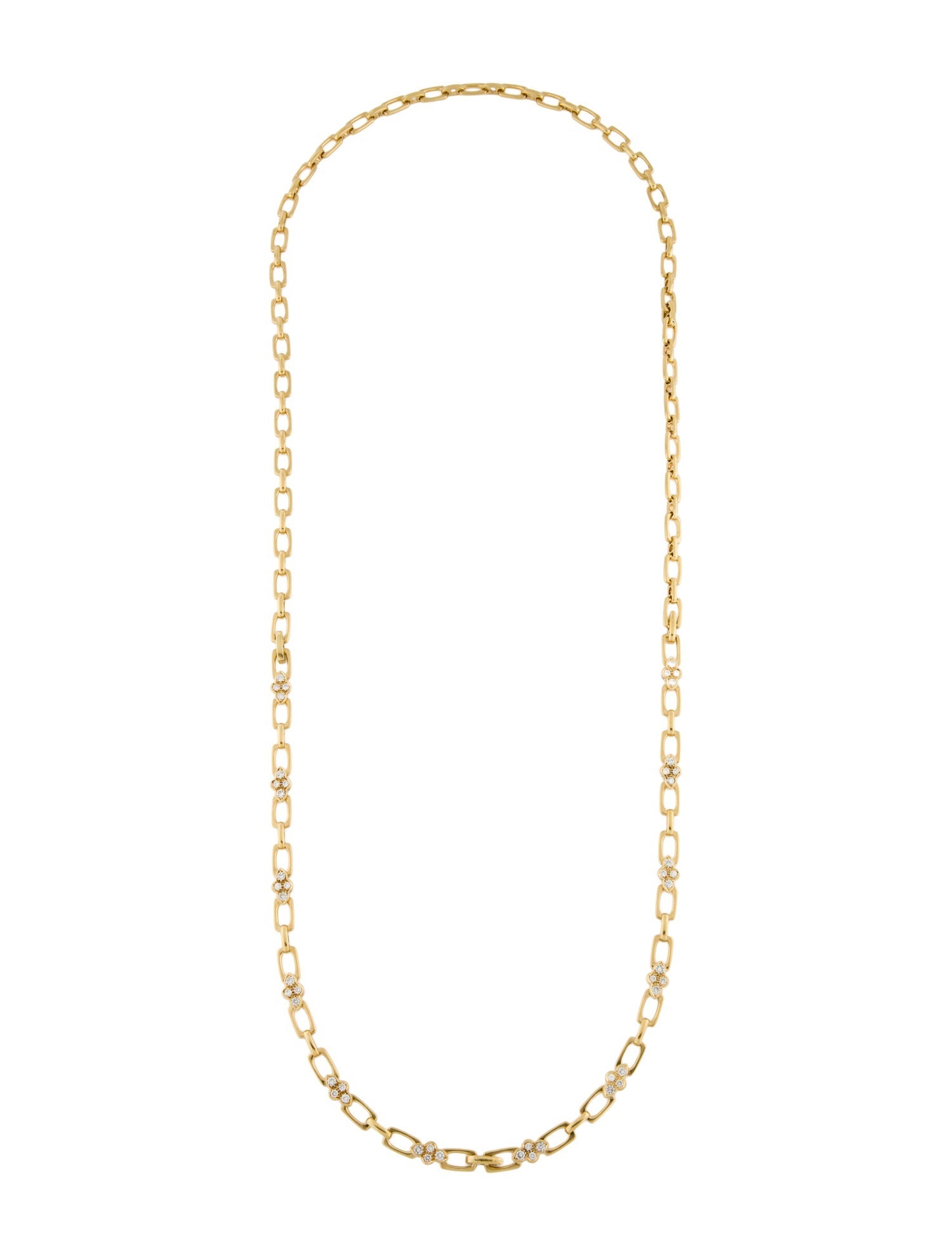 Gucci Galleria 18K 2.16ctw Diamond Chain Convertible Necklace