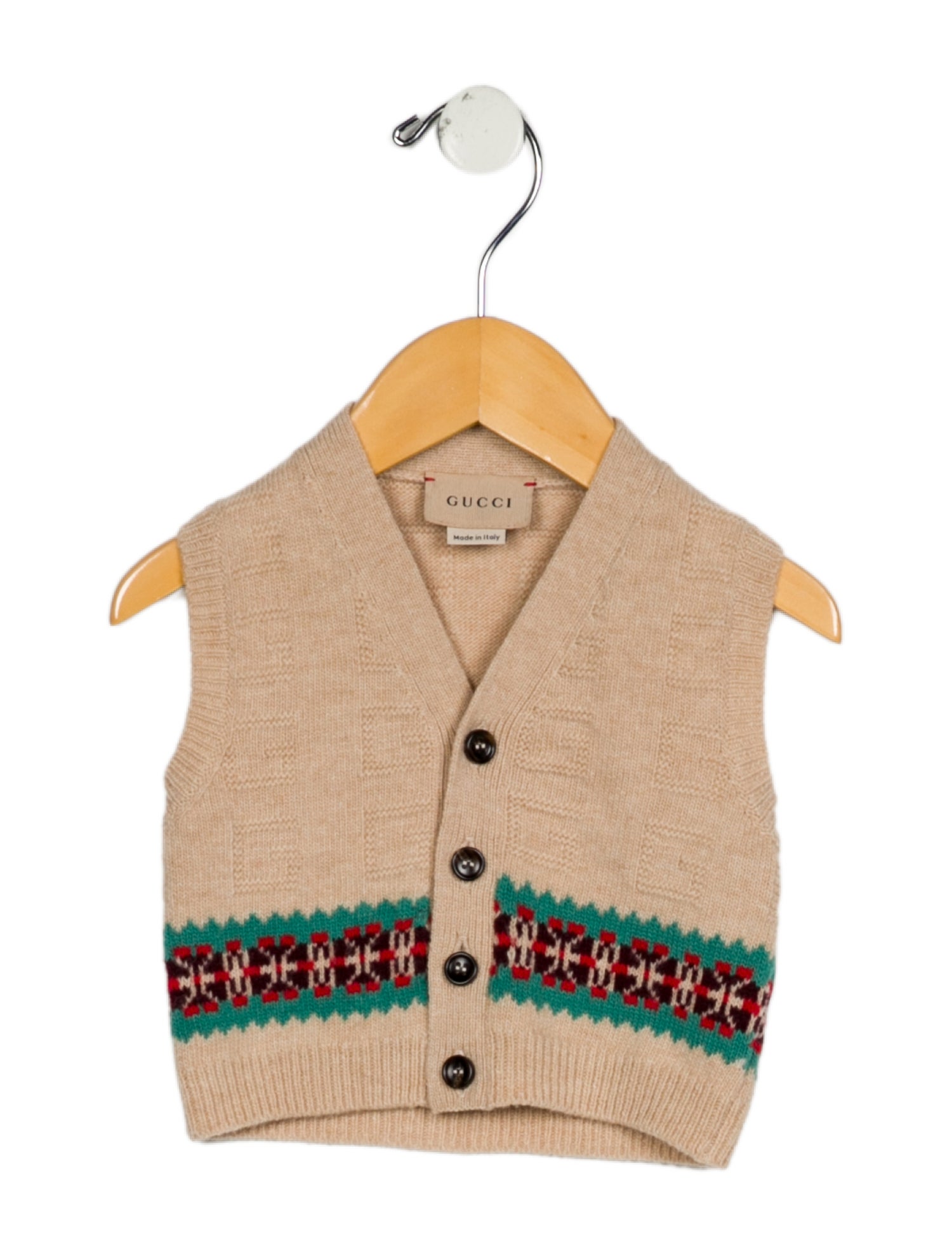 Gucci x Angela Lynne Infant Boys' Hand-Knit Vest