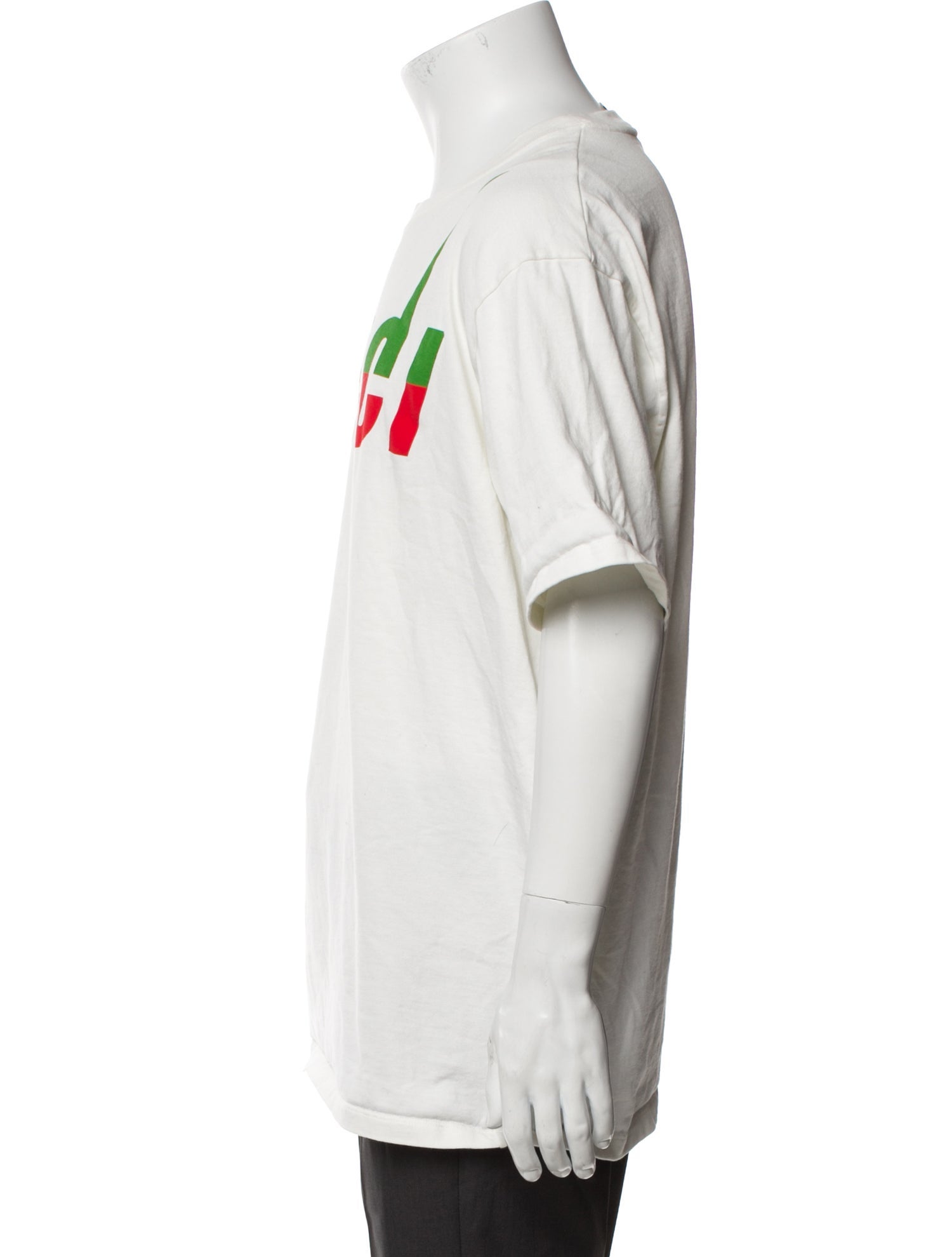 Gucci Graphic Print Crew Neck T-Shirt