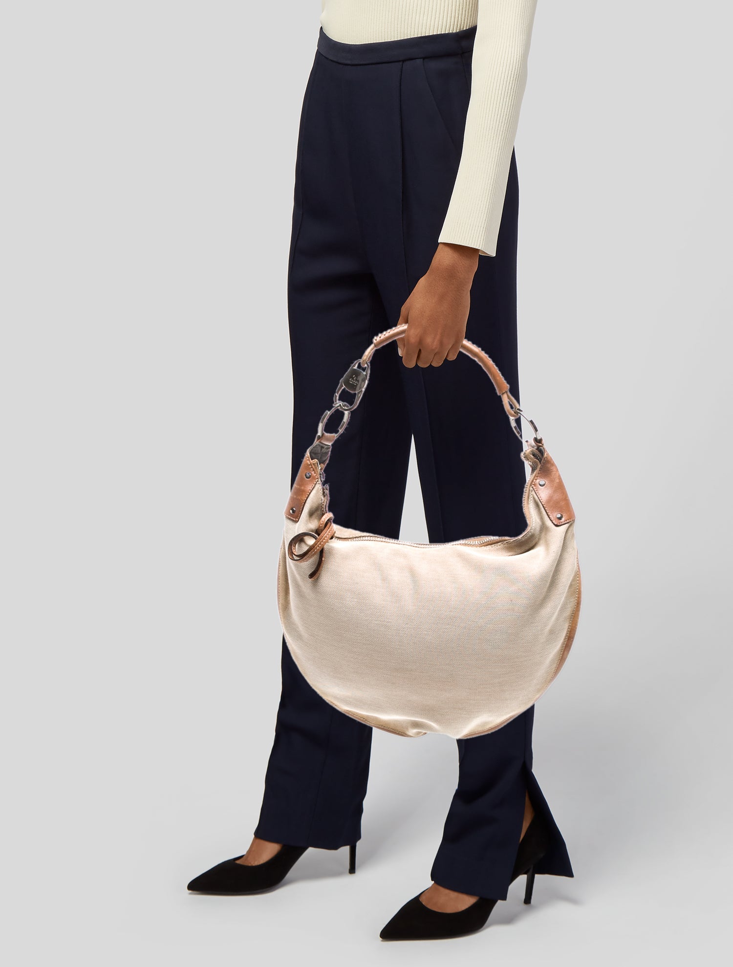 Gucci Canvas Shoulder Bag