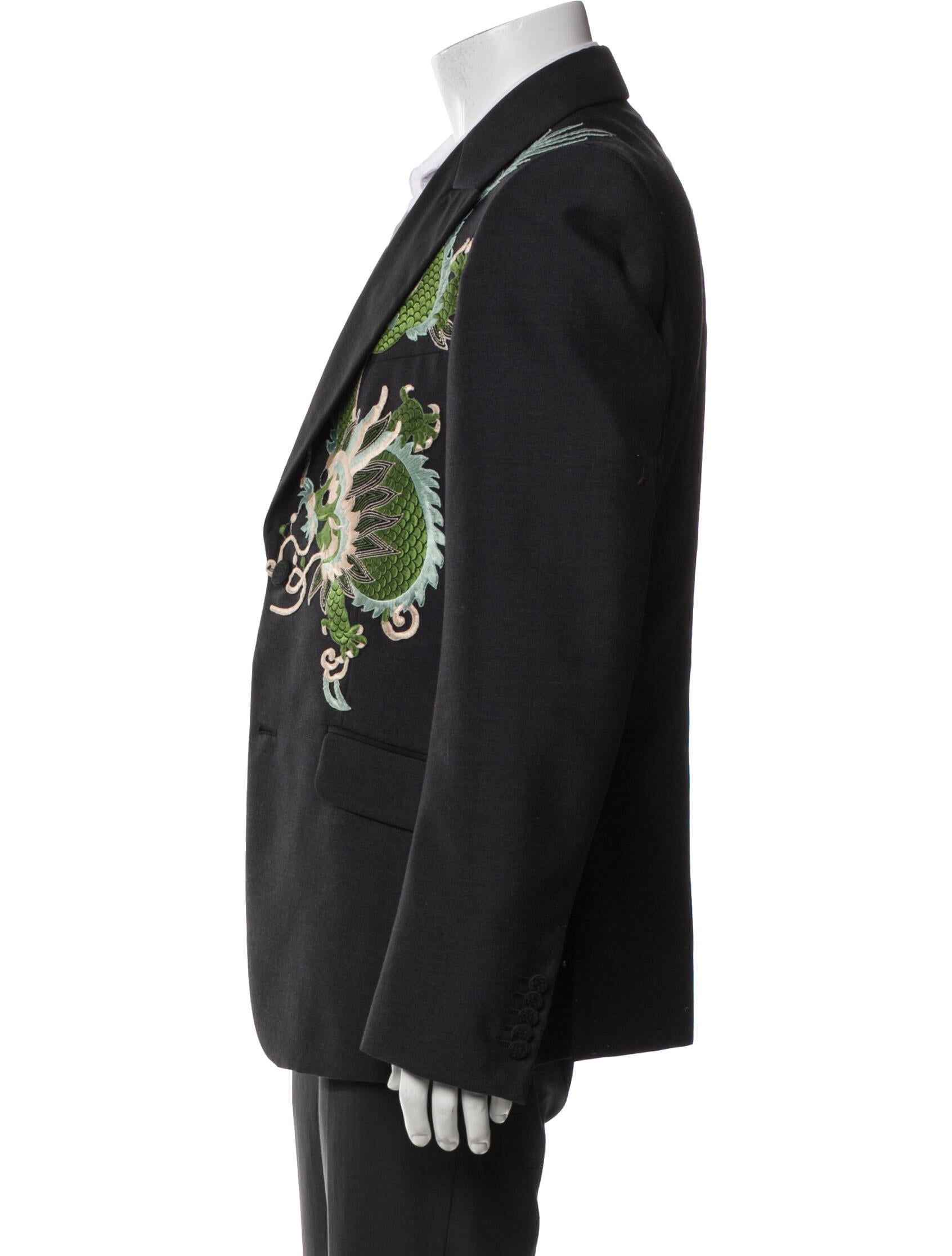 Gucci Wool Printed Blazer