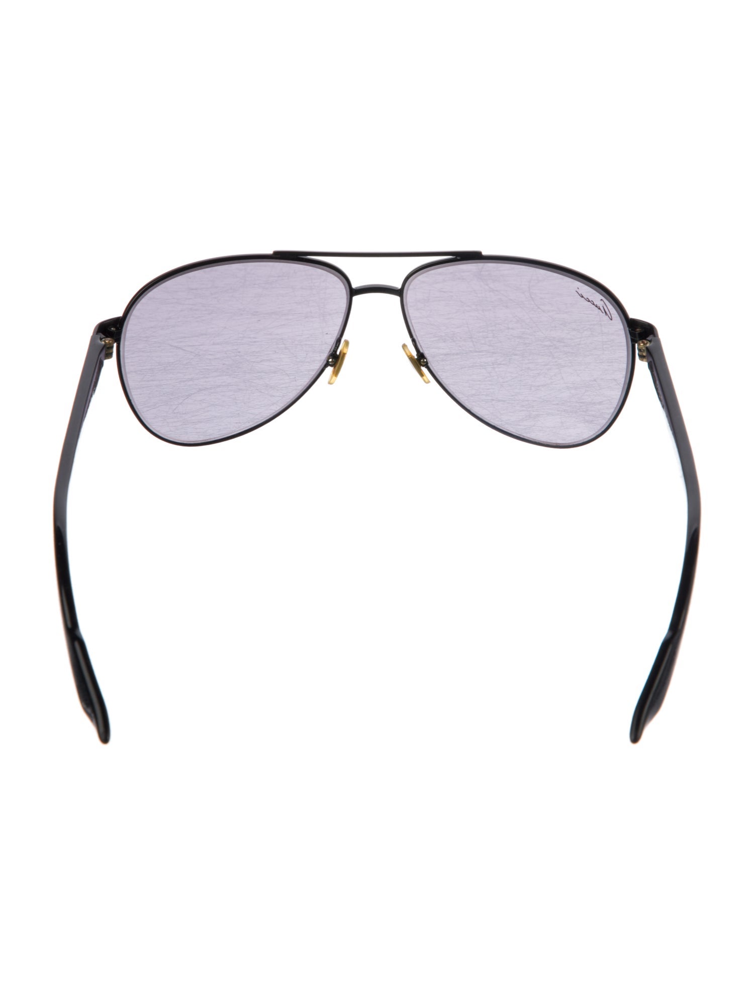 Gucci Web Accent Aviator Sunglasses