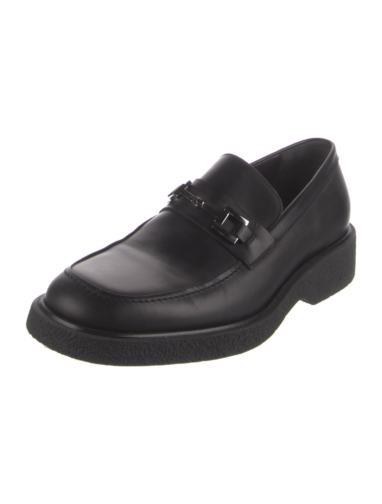 Gucci Horsebit Accent Leather Dress Loafers