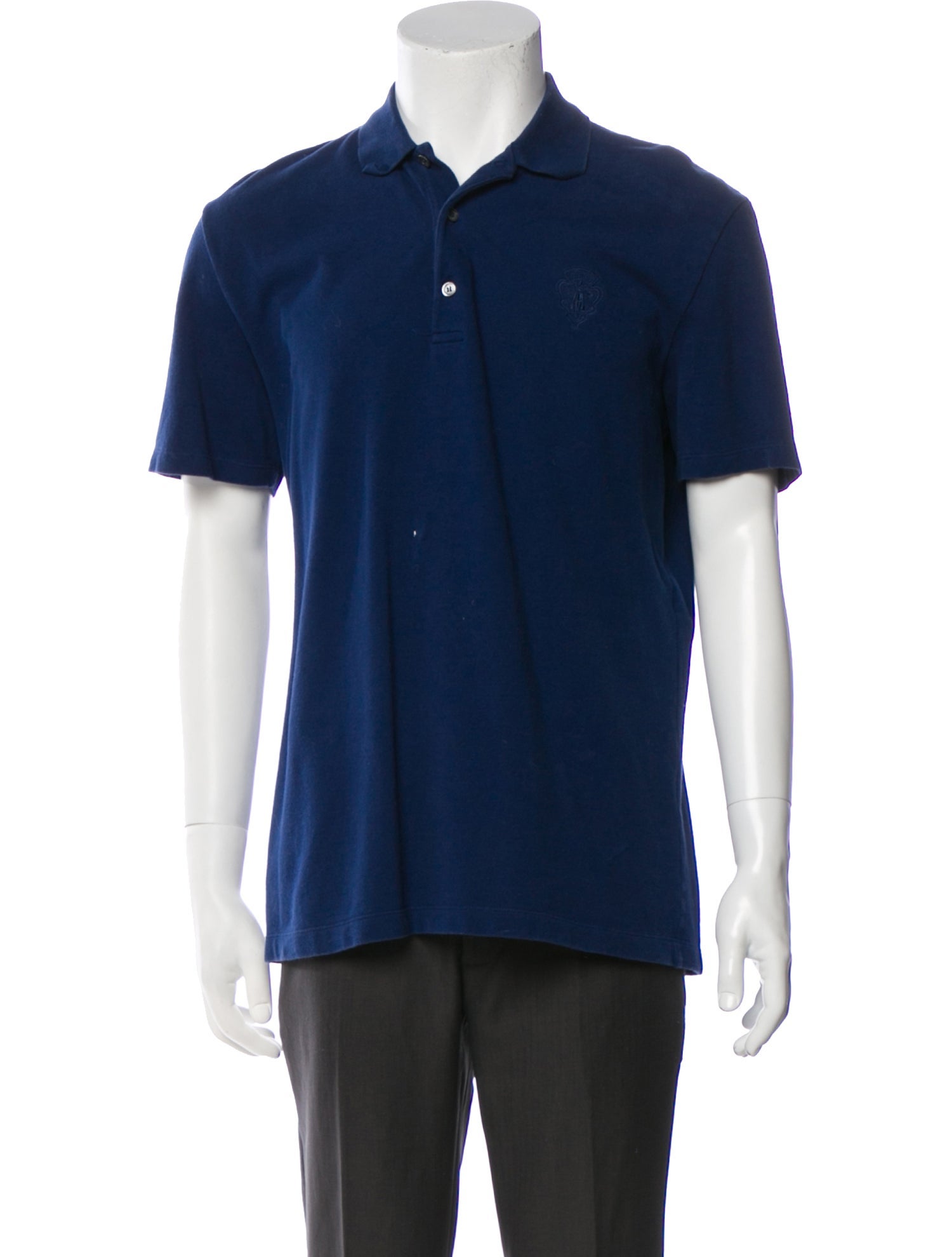 Gucci V-Neck Short Sleeve Polo Shirt